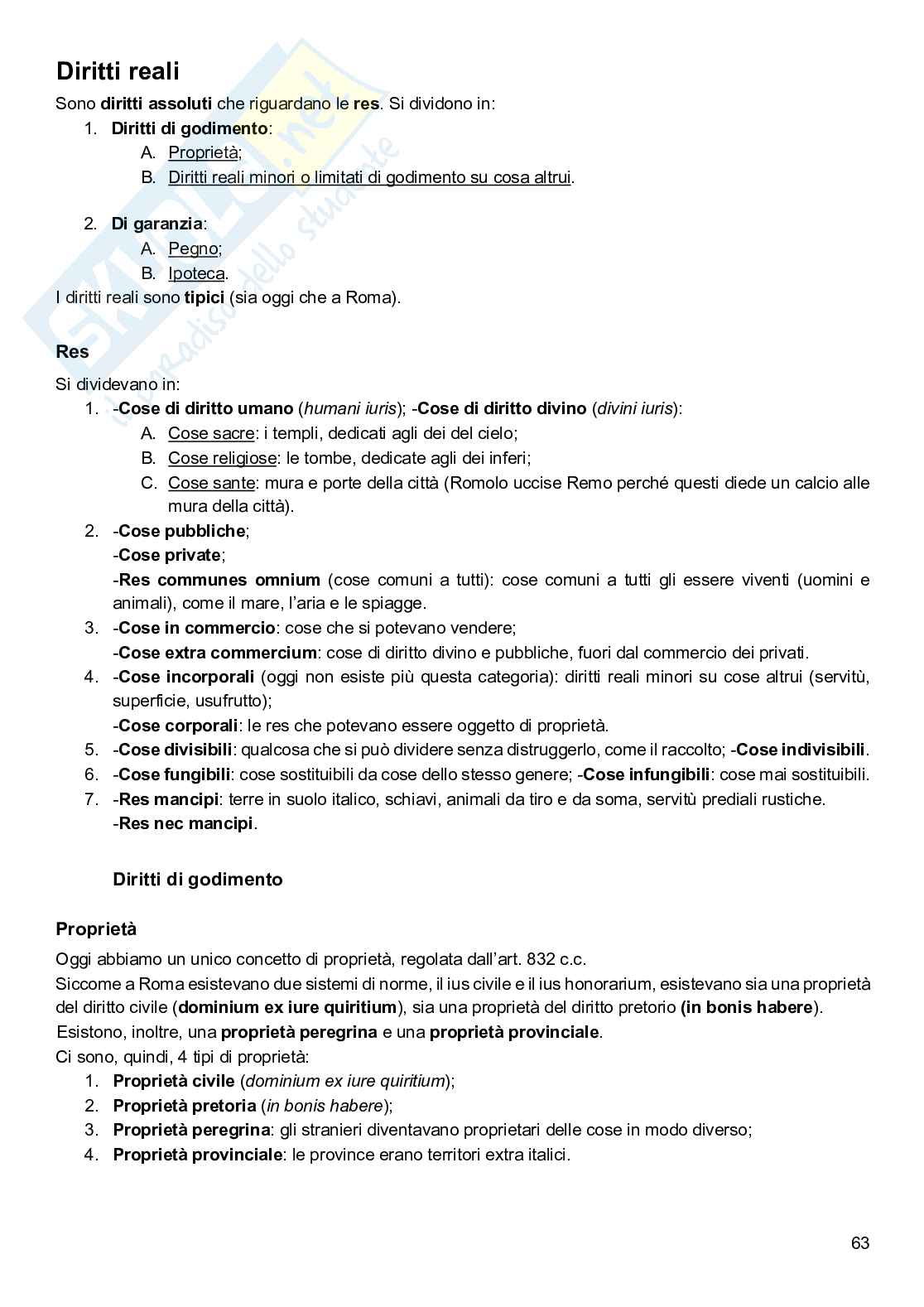 Istituzioni di diritto romano Pag. 1