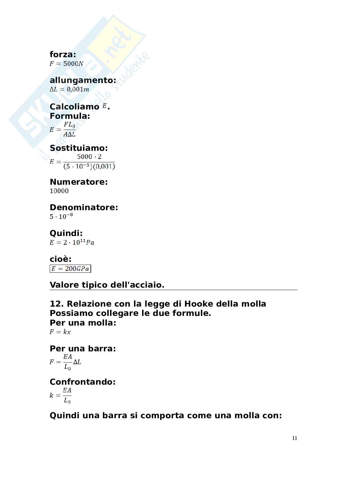 Modulo di Young Pag. 11