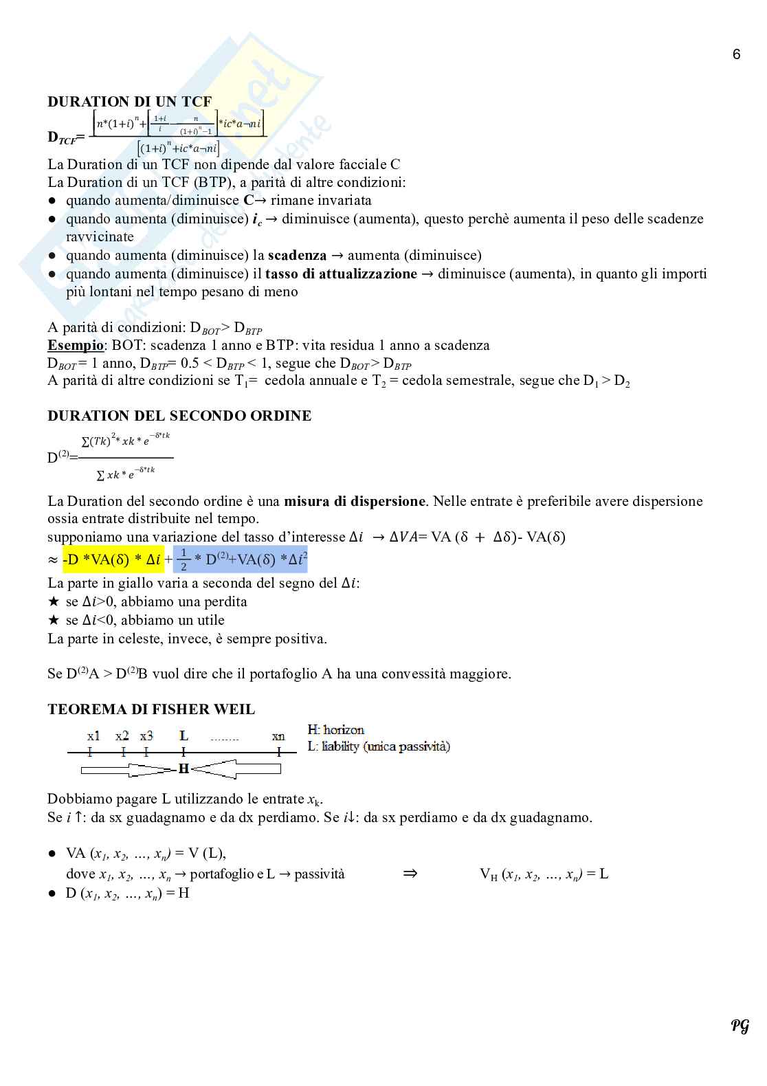 Matematica finanziaria - seconda parte Pag. 6