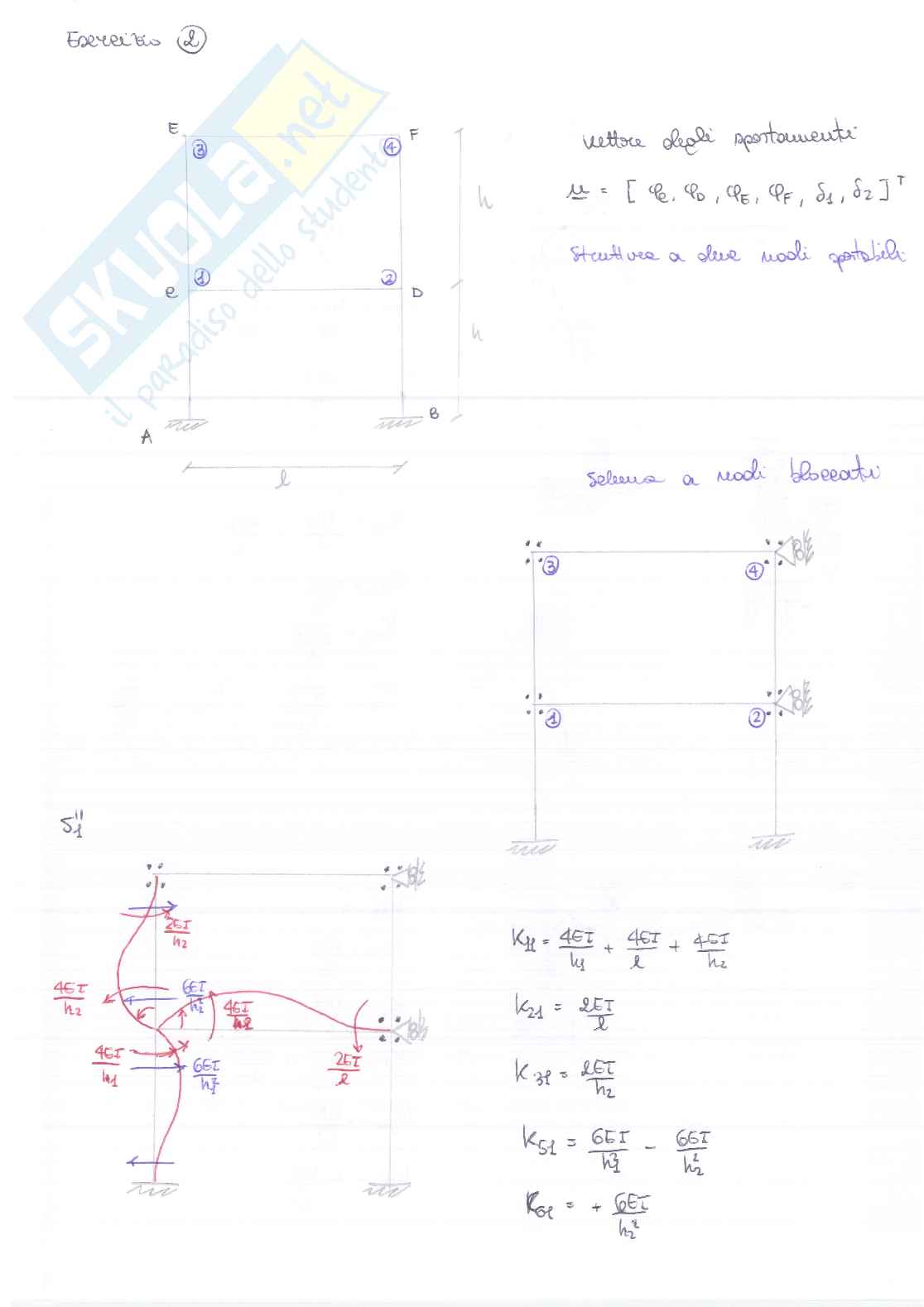 Esame di scienza delle costruzioni II - esercitazione calcolo moltiplicatore statico Pag. 21