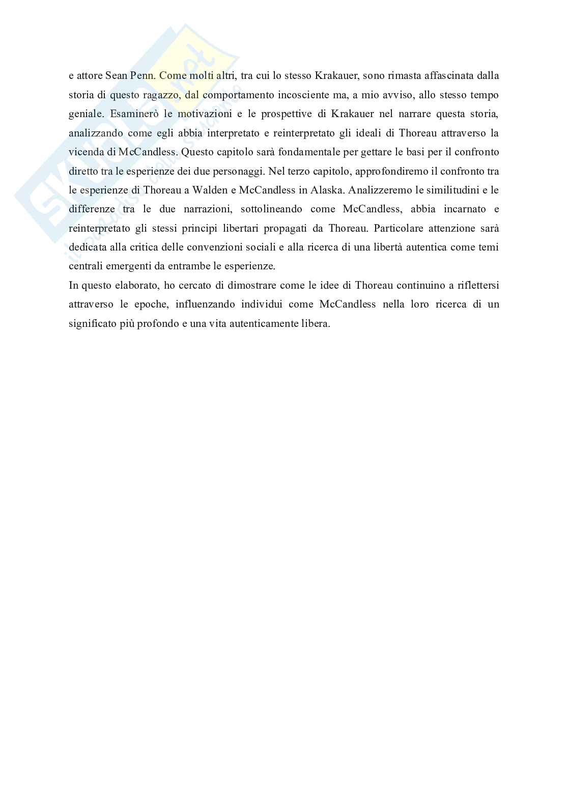 Uomo e natura da Thoreau a Krakauer: una lettura politica  Pag. 2