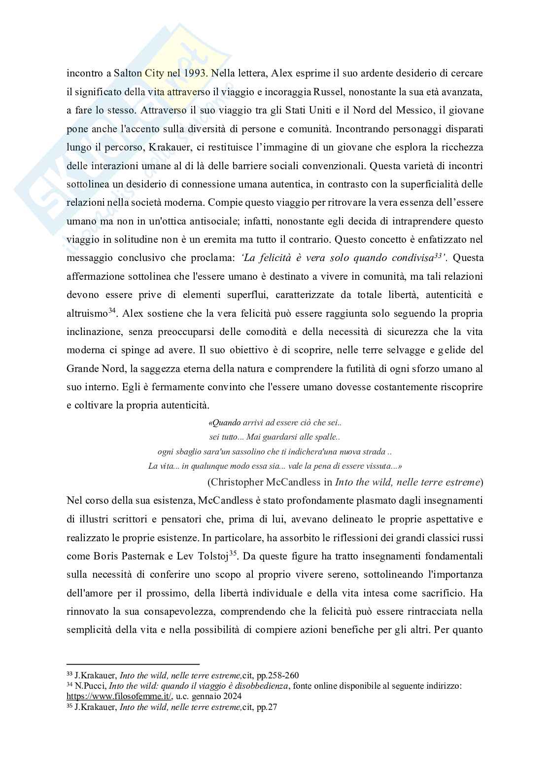 Uomo e natura da Thoreau a Krakauer: una lettura politica  Pag. 21