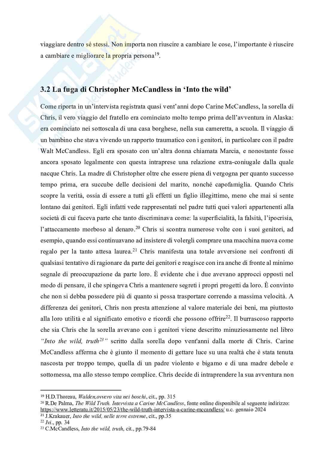 Uomo e natura da Thoreau a Krakauer: una lettura politica  Pag. 31