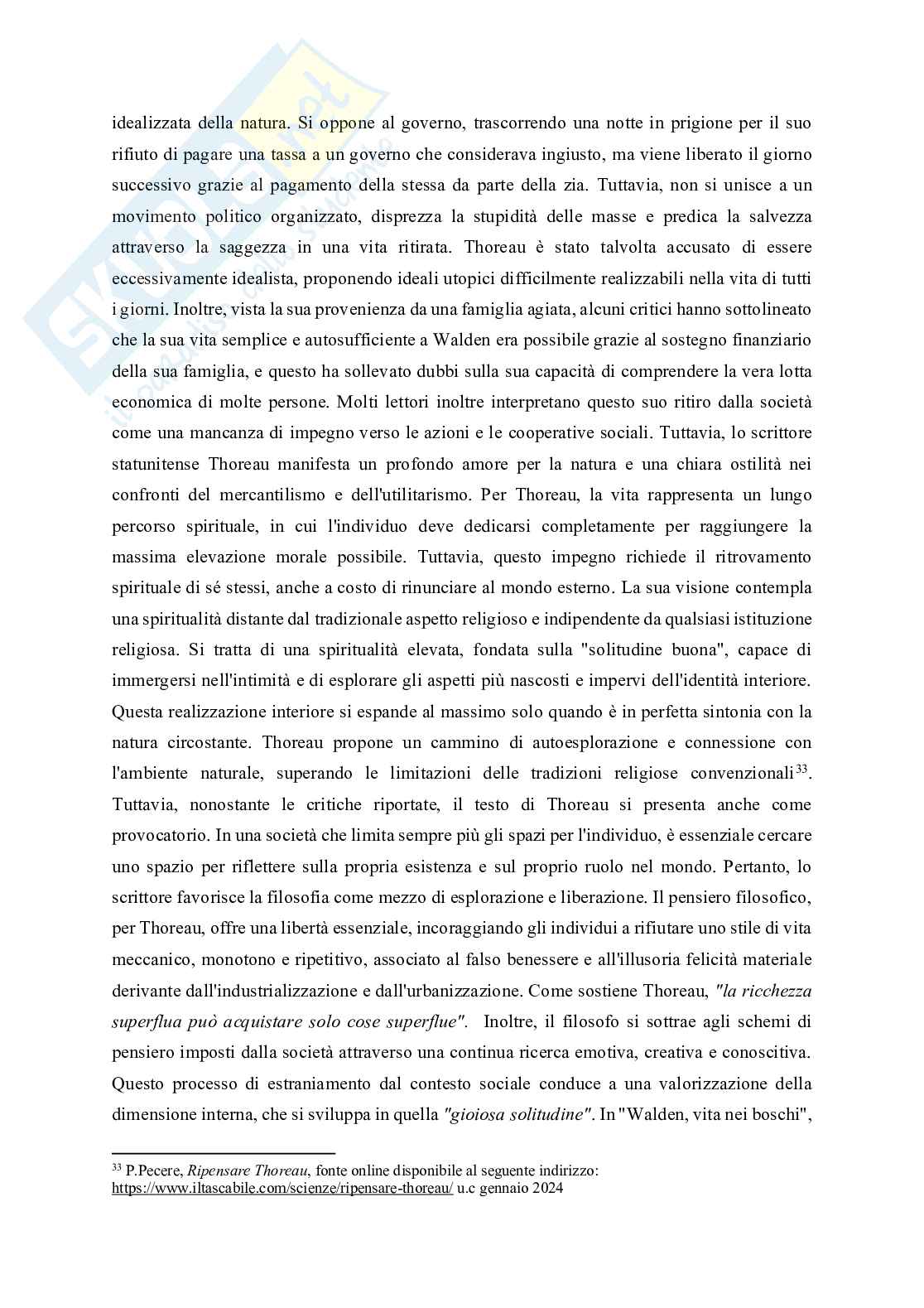 Uomo e natura da Thoreau a Krakauer: una lettura politica  Pag. 36