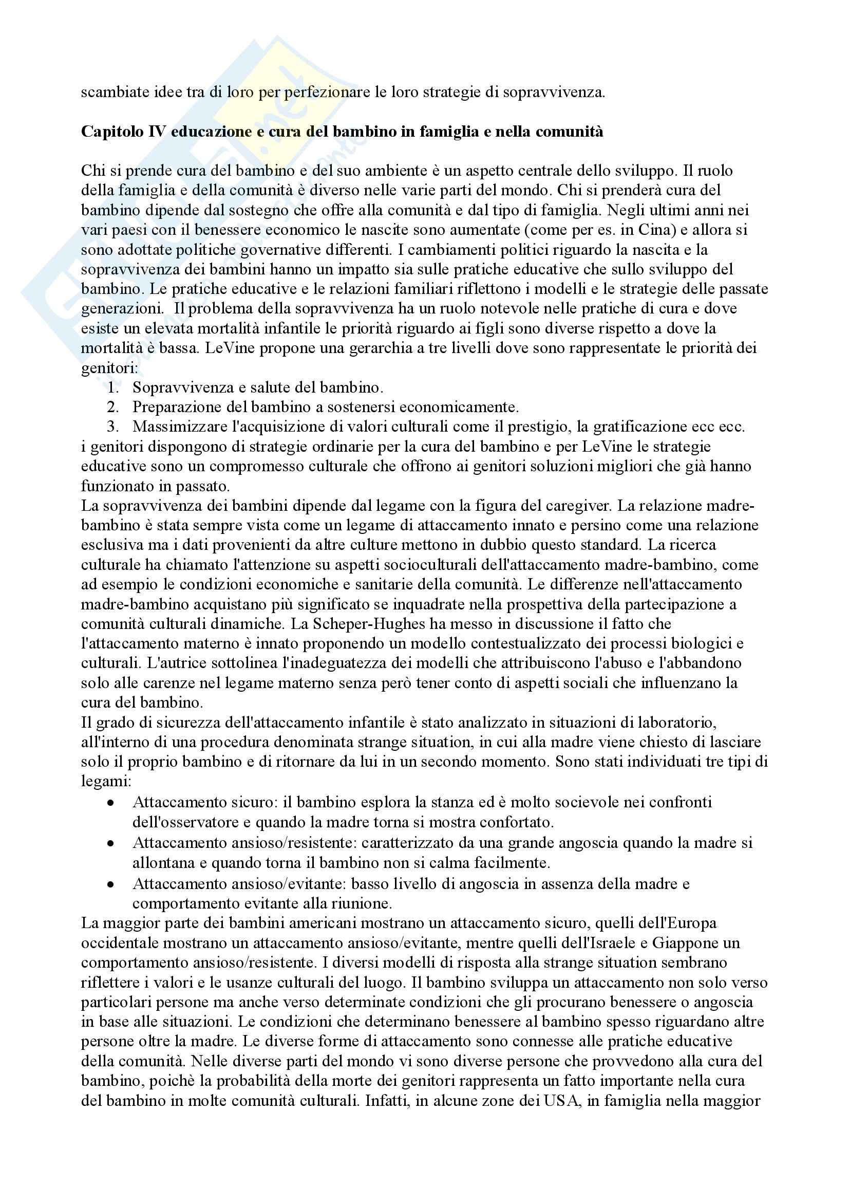 Psicologia dei processi di socializzazione – Sviluppo Pag. 6