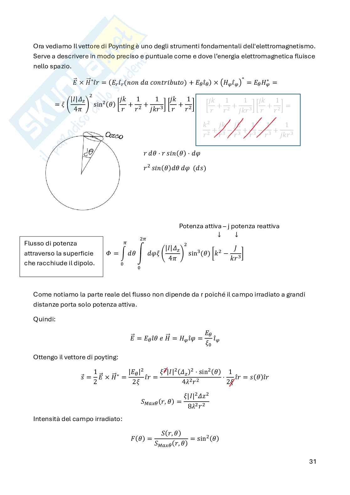Appunti Fondamenti di campi elettromagnetici Pag. 31