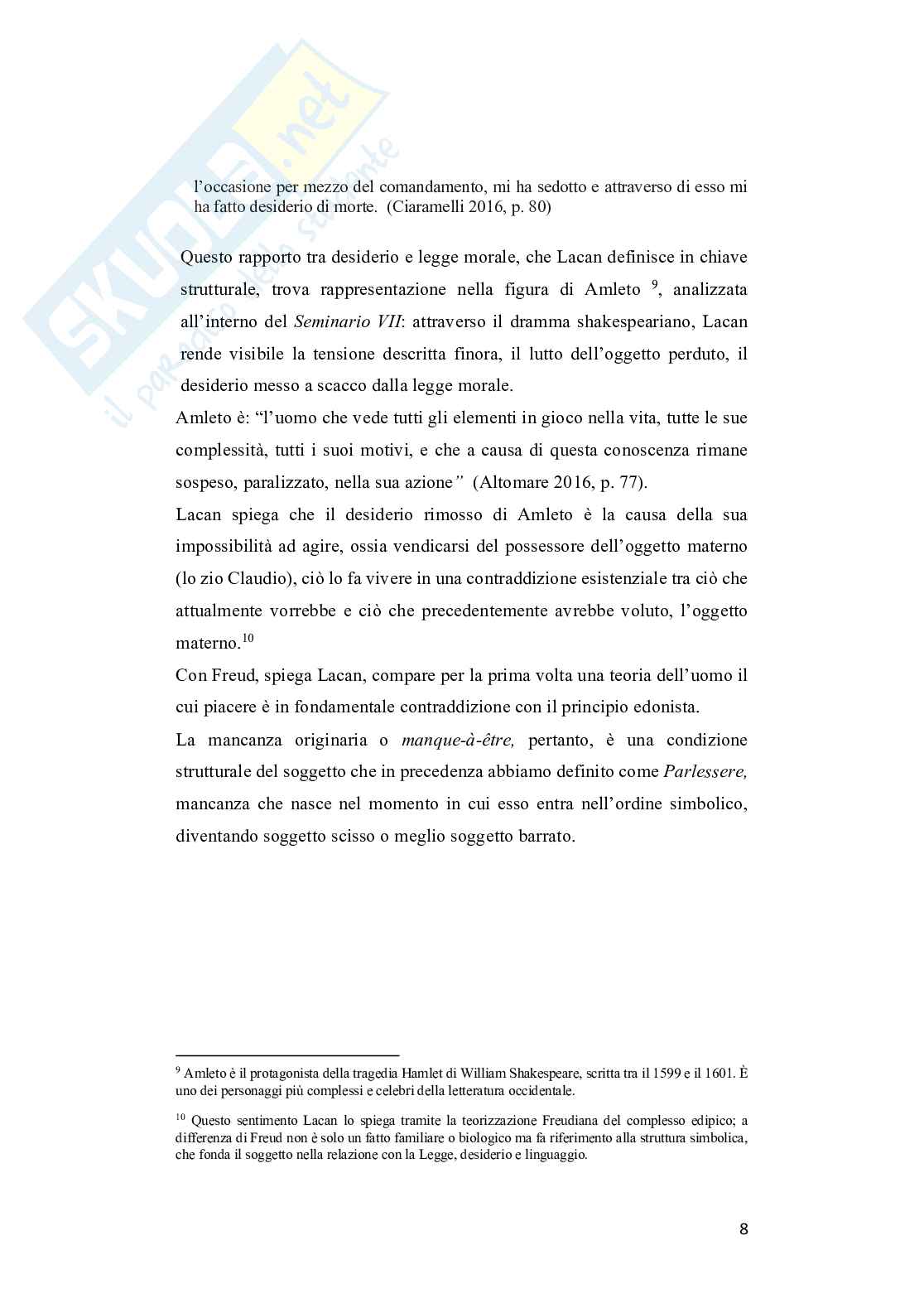 Tra immagine e desiderio: l'influenza della pubblicità secondo la teoria Lacaniana  Pag. 11