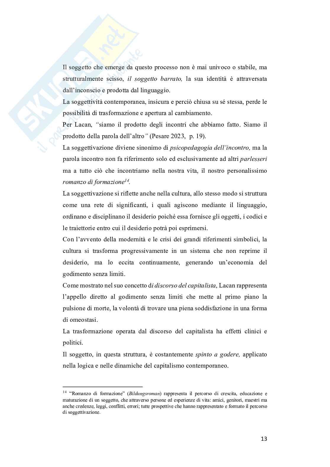 Tra immagine e desiderio: l'influenza della pubblicità secondo la teoria Lacaniana  Pag. 16