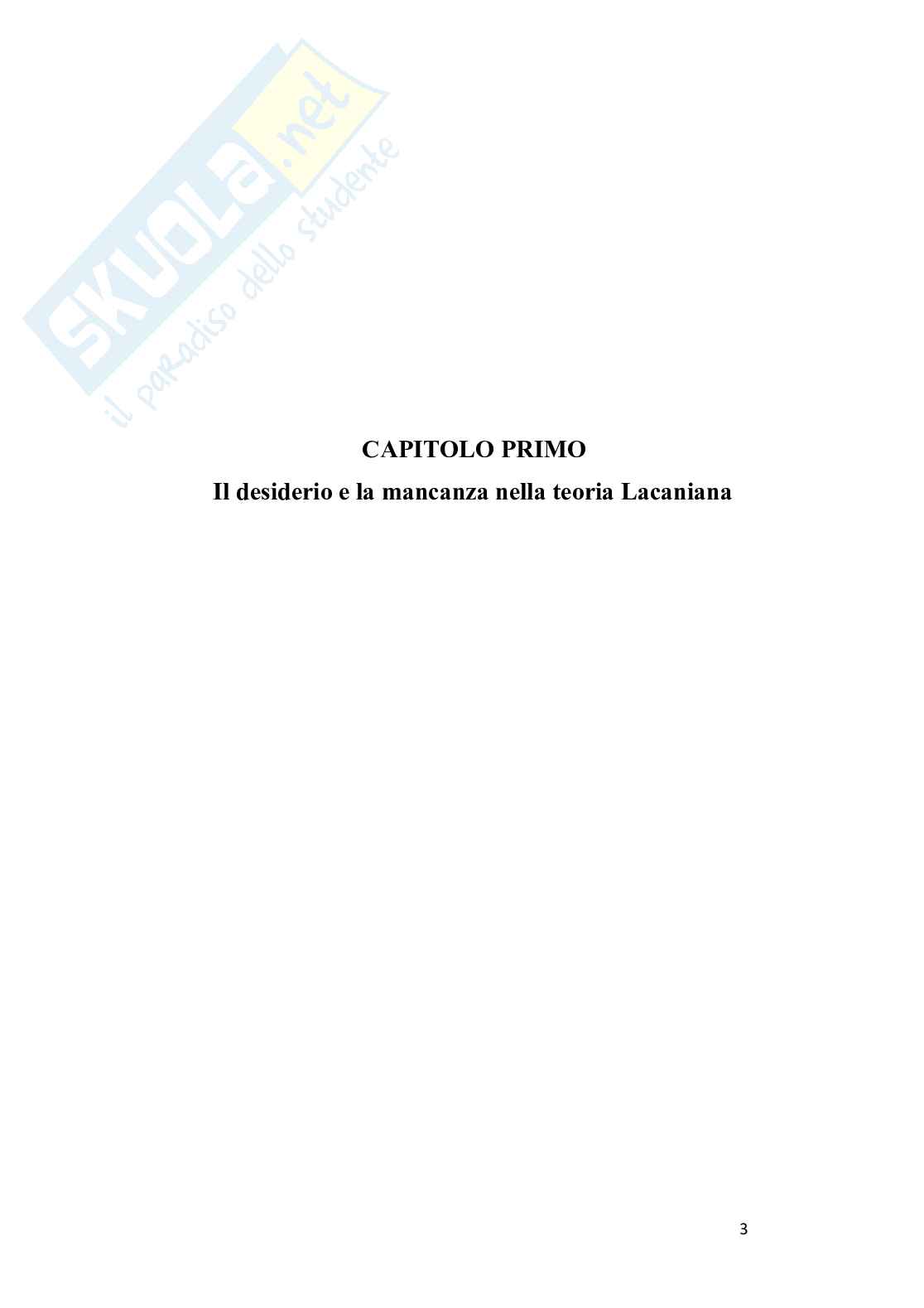 Tra immagine e desiderio: l'influenza della pubblicità secondo la teoria Lacaniana  Pag. 6