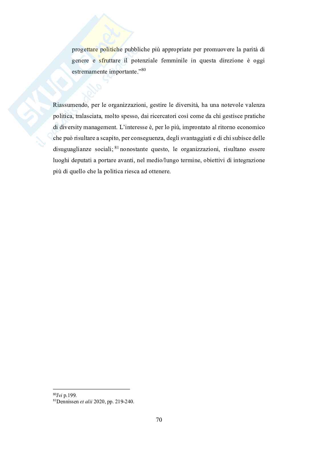 Razzismo e differenze di genere nelle organizzazioni in epoca contemporanea Pag. 71