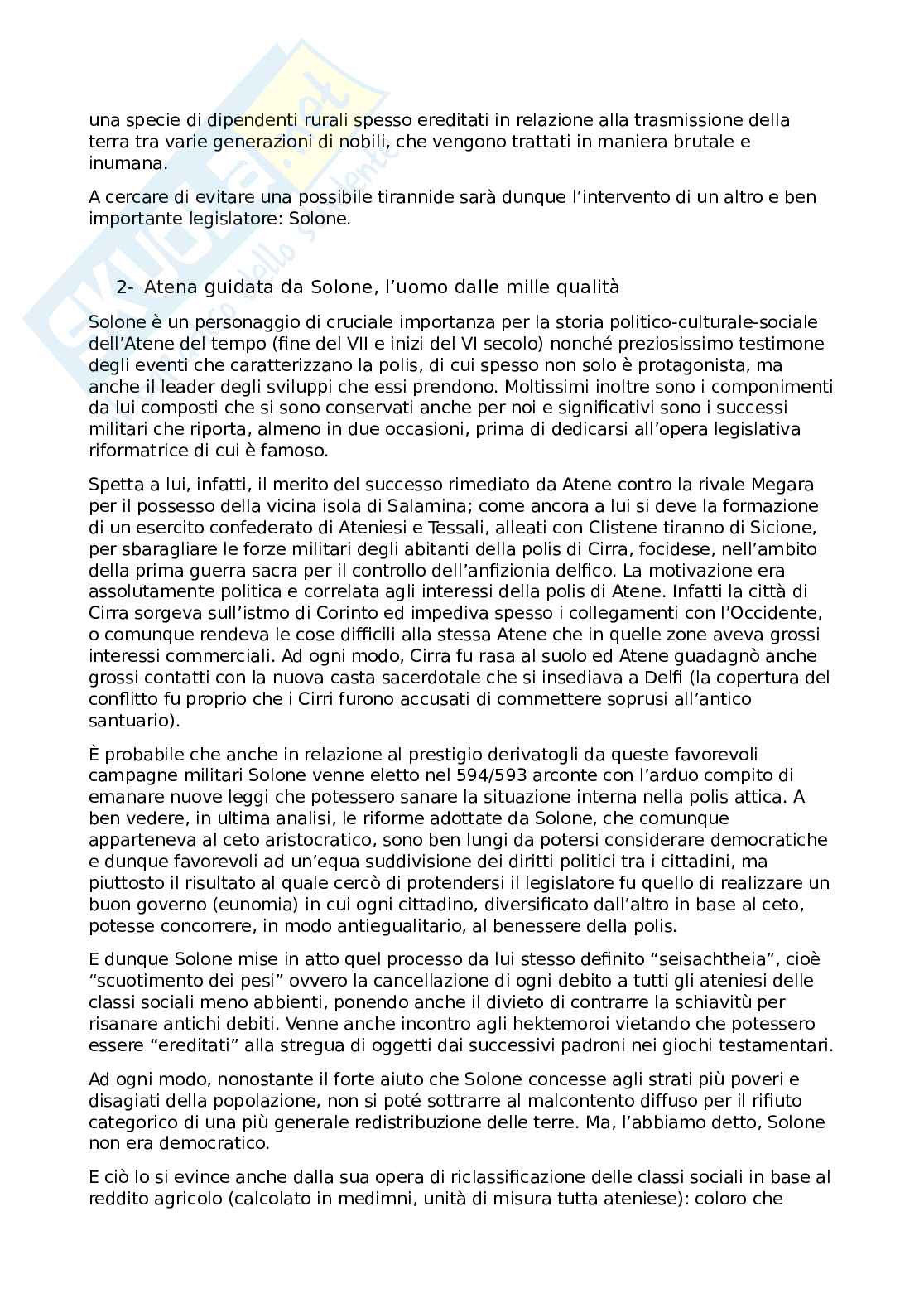 Riassunto esame Storia greca, Prof. Gallo Luigi, libro consigliato Storia greca, Gallo Pag. 2