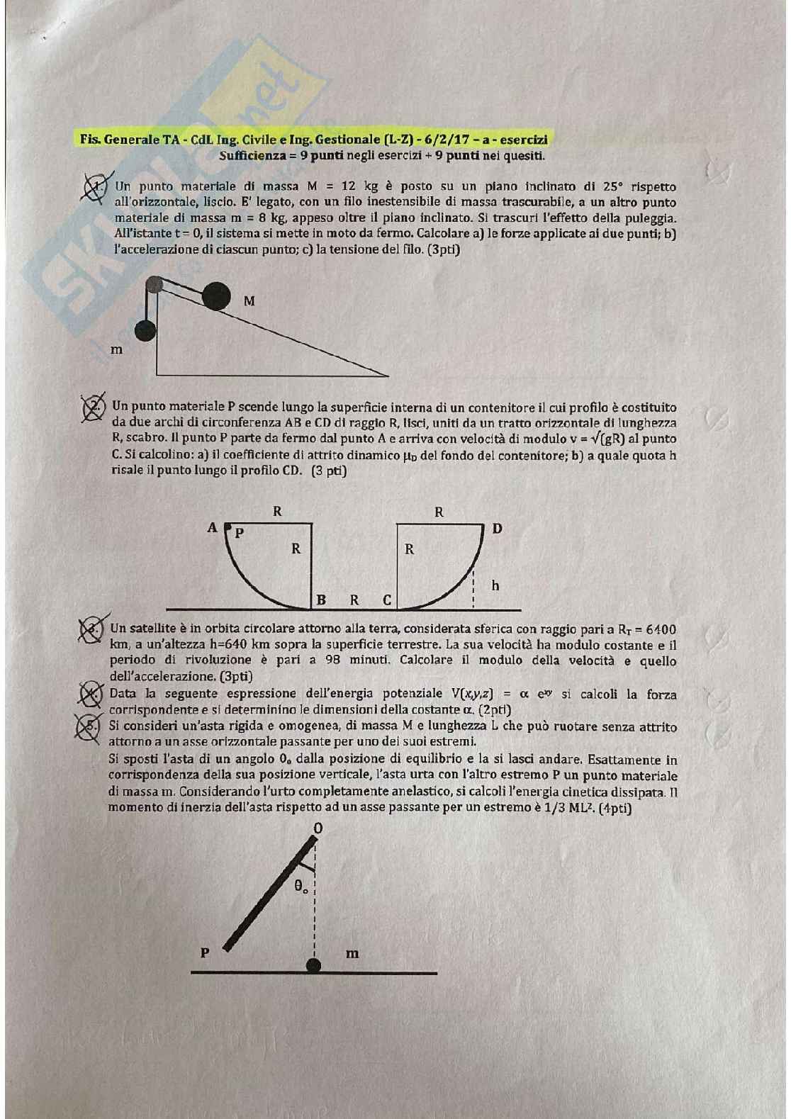 Fisica generale T-A - Prove d'esame - Parte 2 Pag. 21