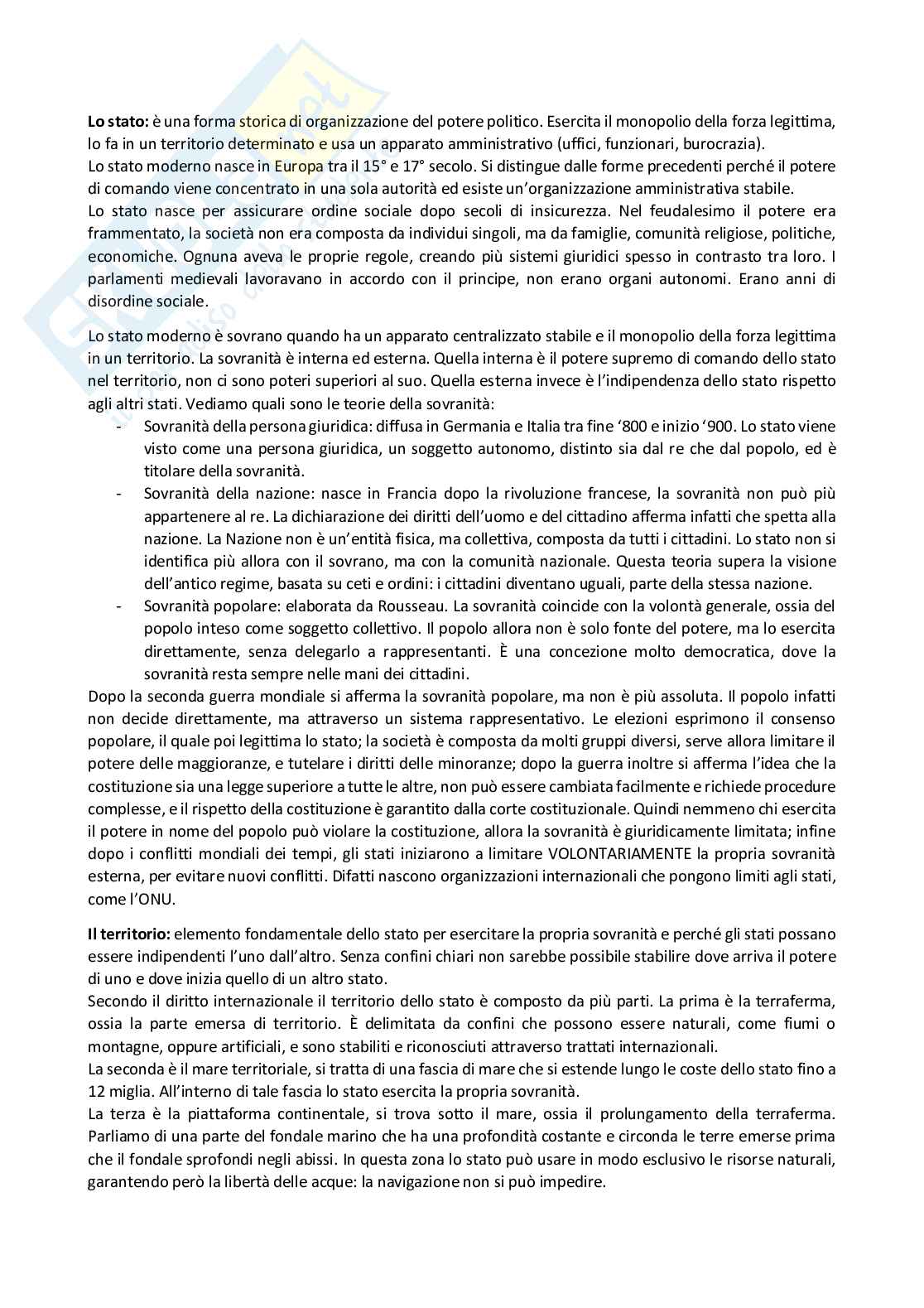 Appunti di Istituzioni di diritto pubblico Pag. 2