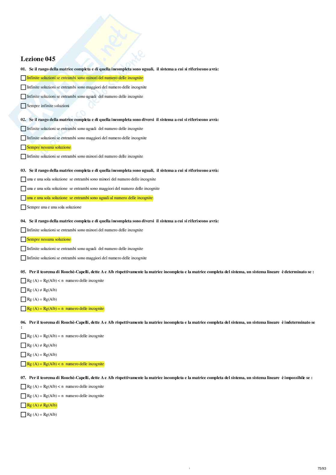 Paniere Metodi Matematici - Lezione 25-48 Pag. 51