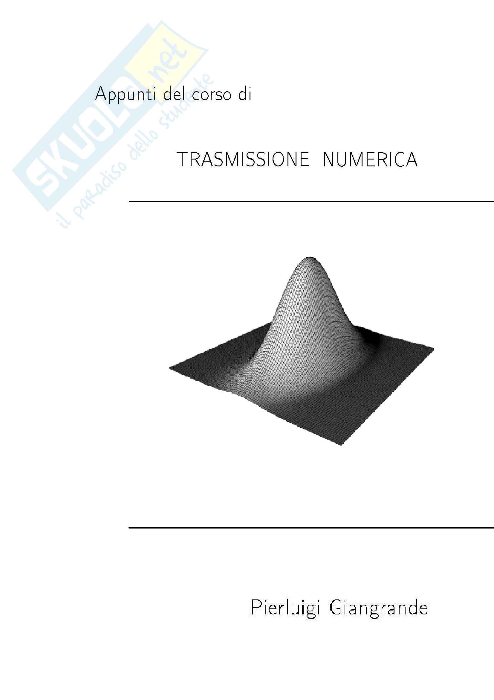Lezioni: Appunti di Trasmissione numerica Pag. 1
