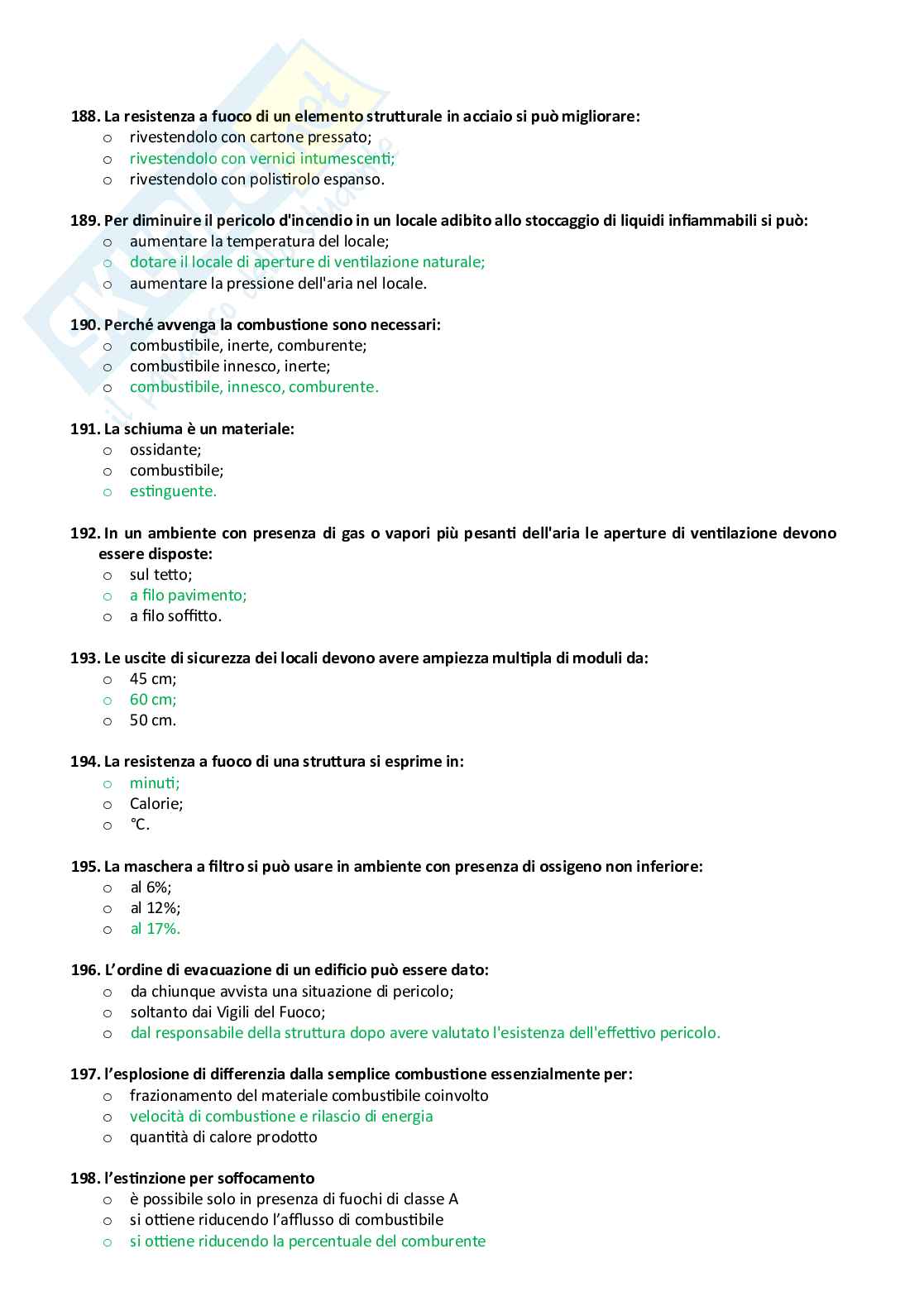 Quesiti di Ingegneria della sicurezza antincendio Pag. 21