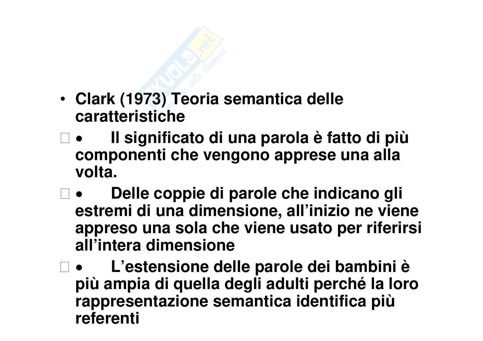 Psicologia dello sviluppo linguistico Pag. 56