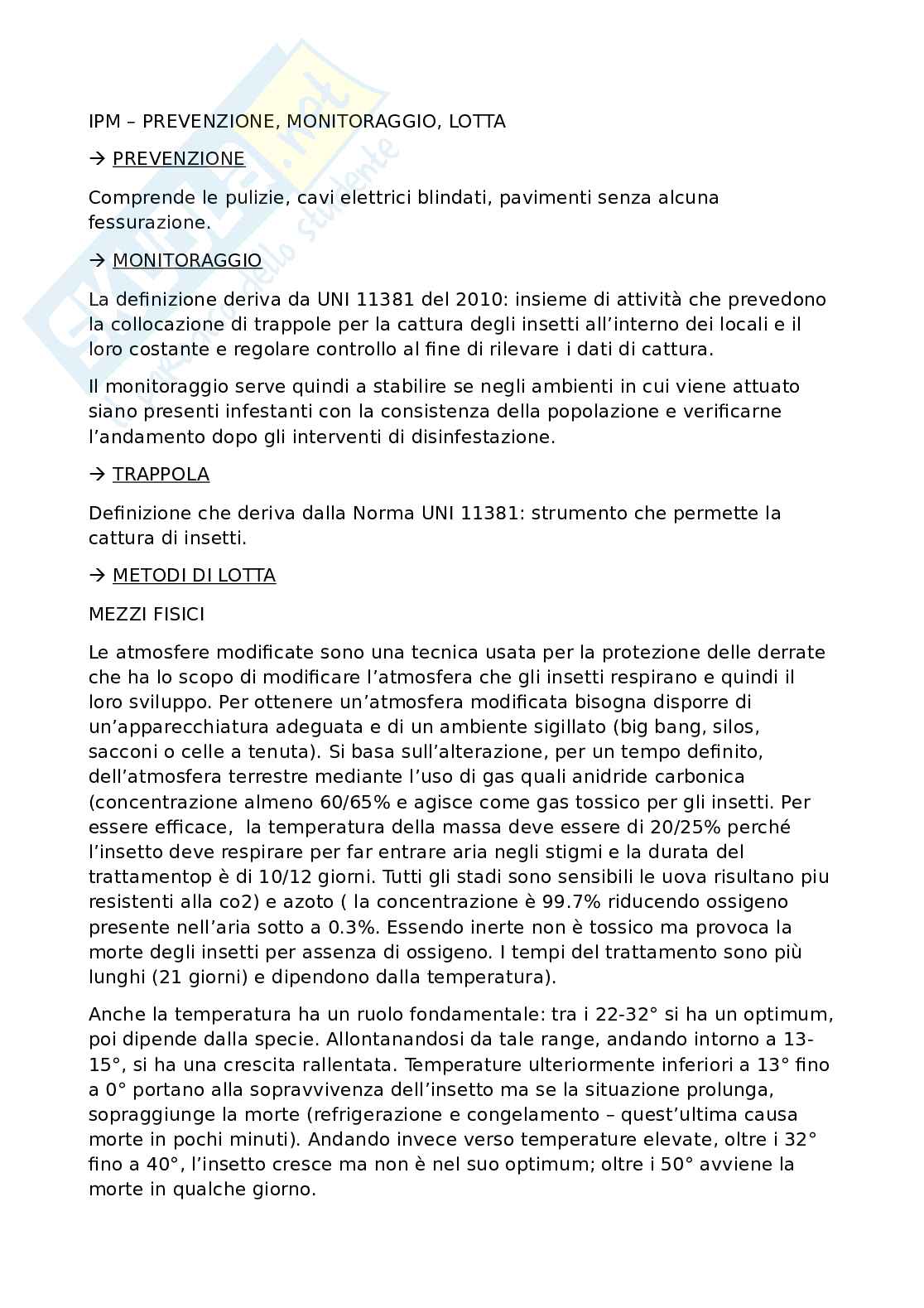 Appunti Patologia delle derrate alimentari Pag. 2