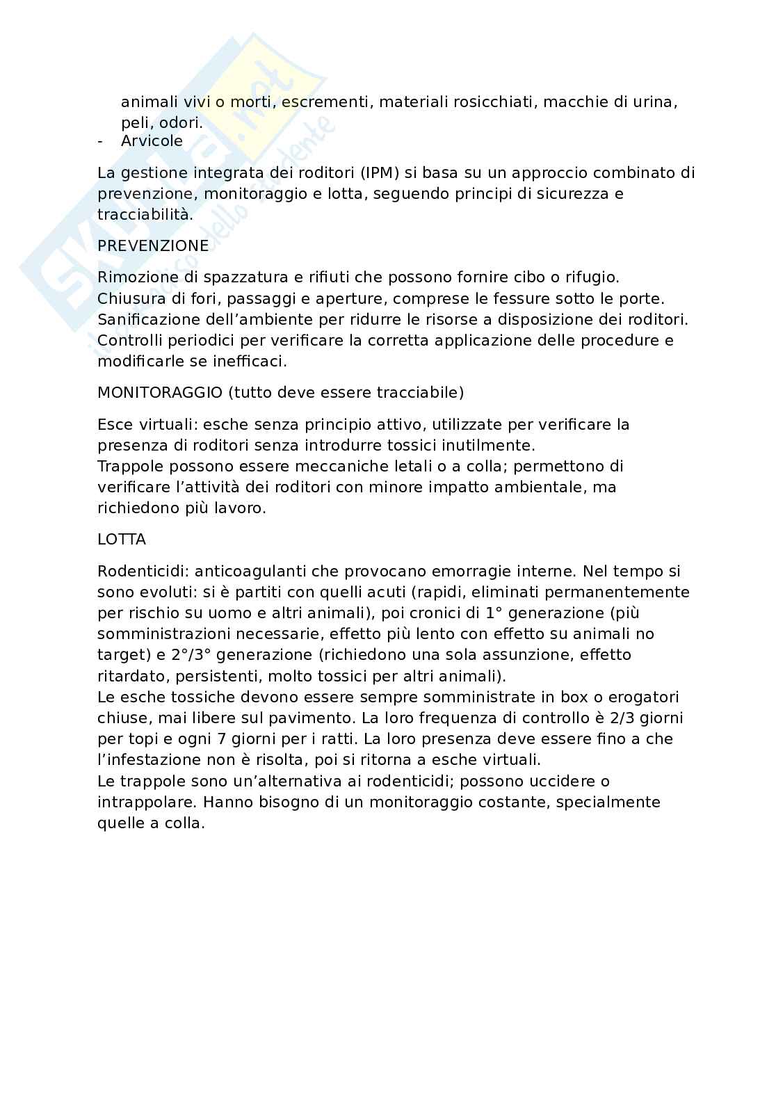 Appunti Patologia delle derrate alimentari Pag. 6