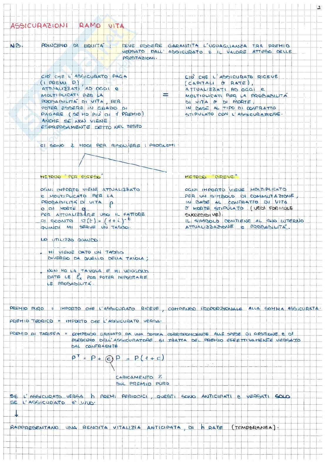 Matematica finanziaria ed attuariale Pag. 6