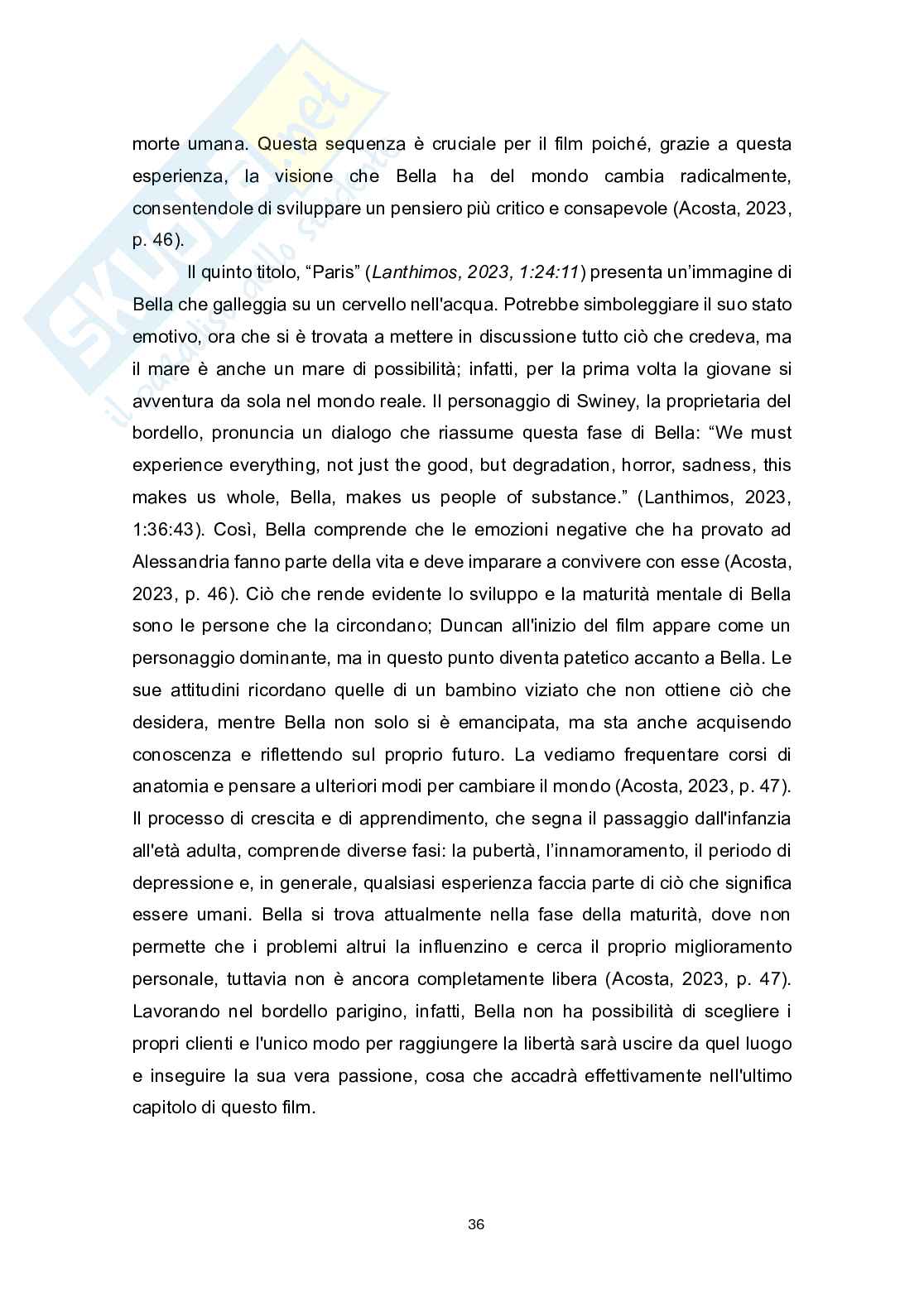 Sessualità, potere e sguardo: Bella Baxter tra autodeterminazione e narrazione patriarcale Pag. 36