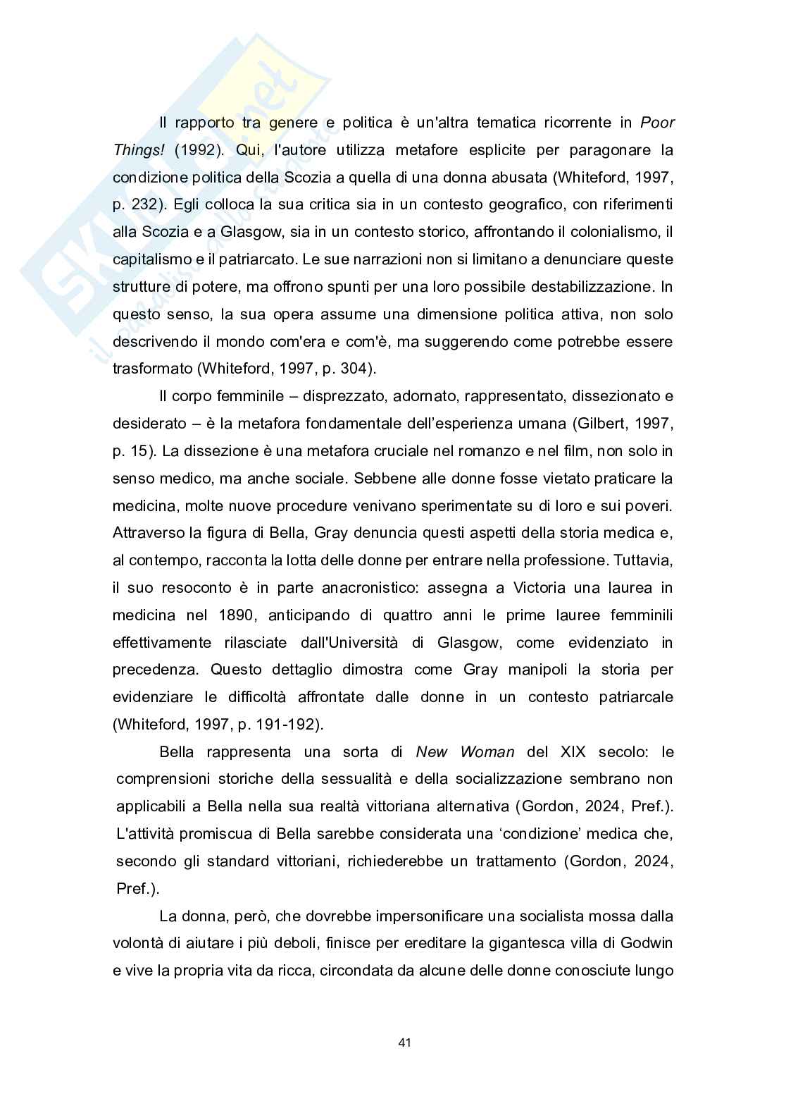 Sessualità, potere e sguardo: Bella Baxter tra autodeterminazione e narrazione patriarcale Pag. 41