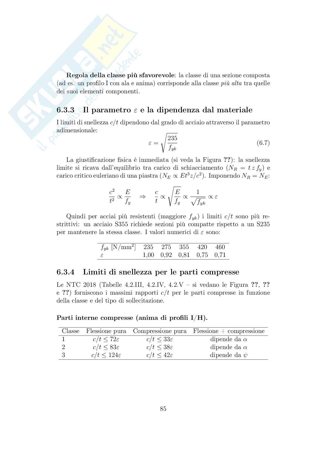 Appunti Tecnica delle costruzioni Pag. 86
