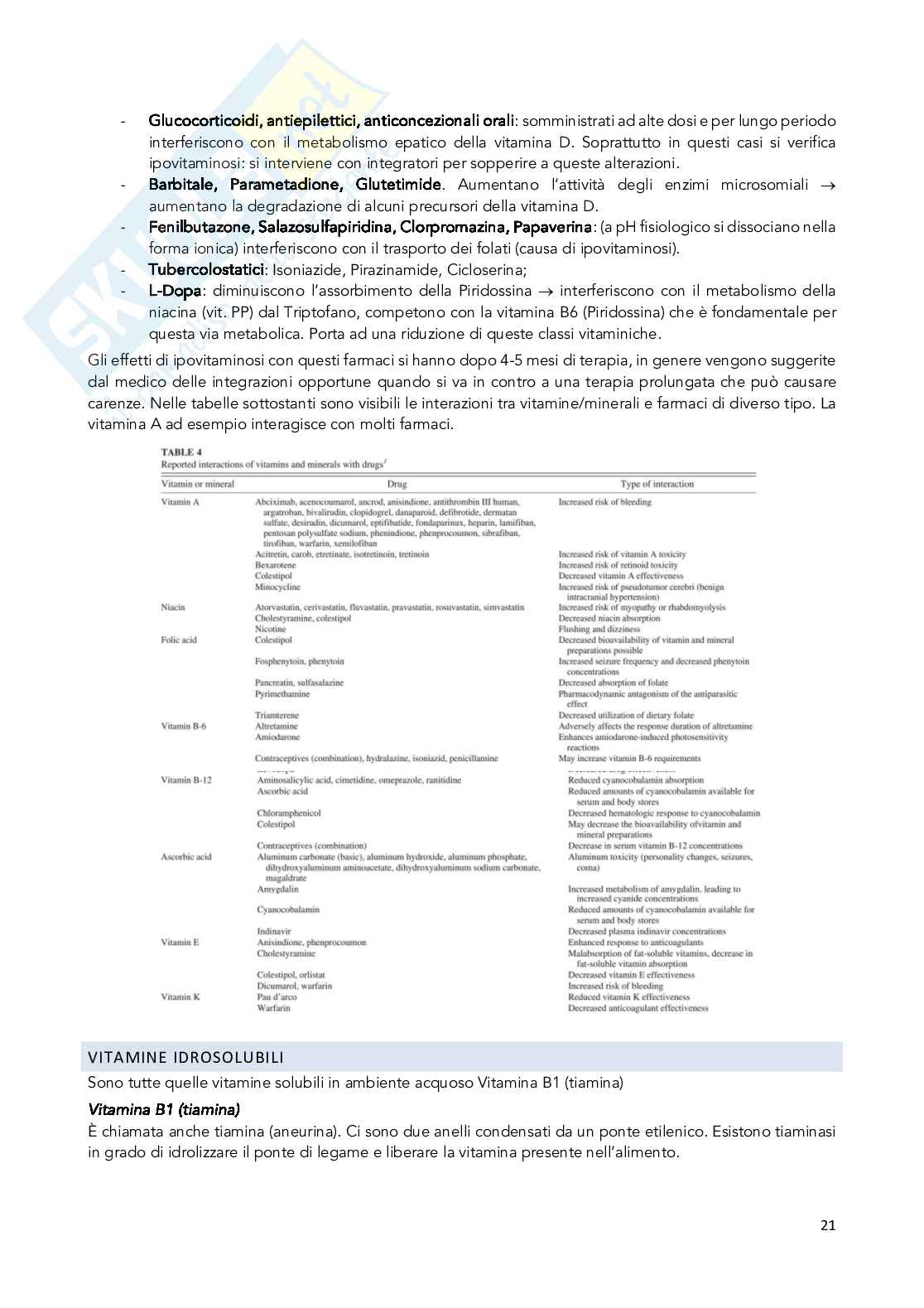 Appunti Chimica degli integratori nutrizionali e salutistici  Pag. 21