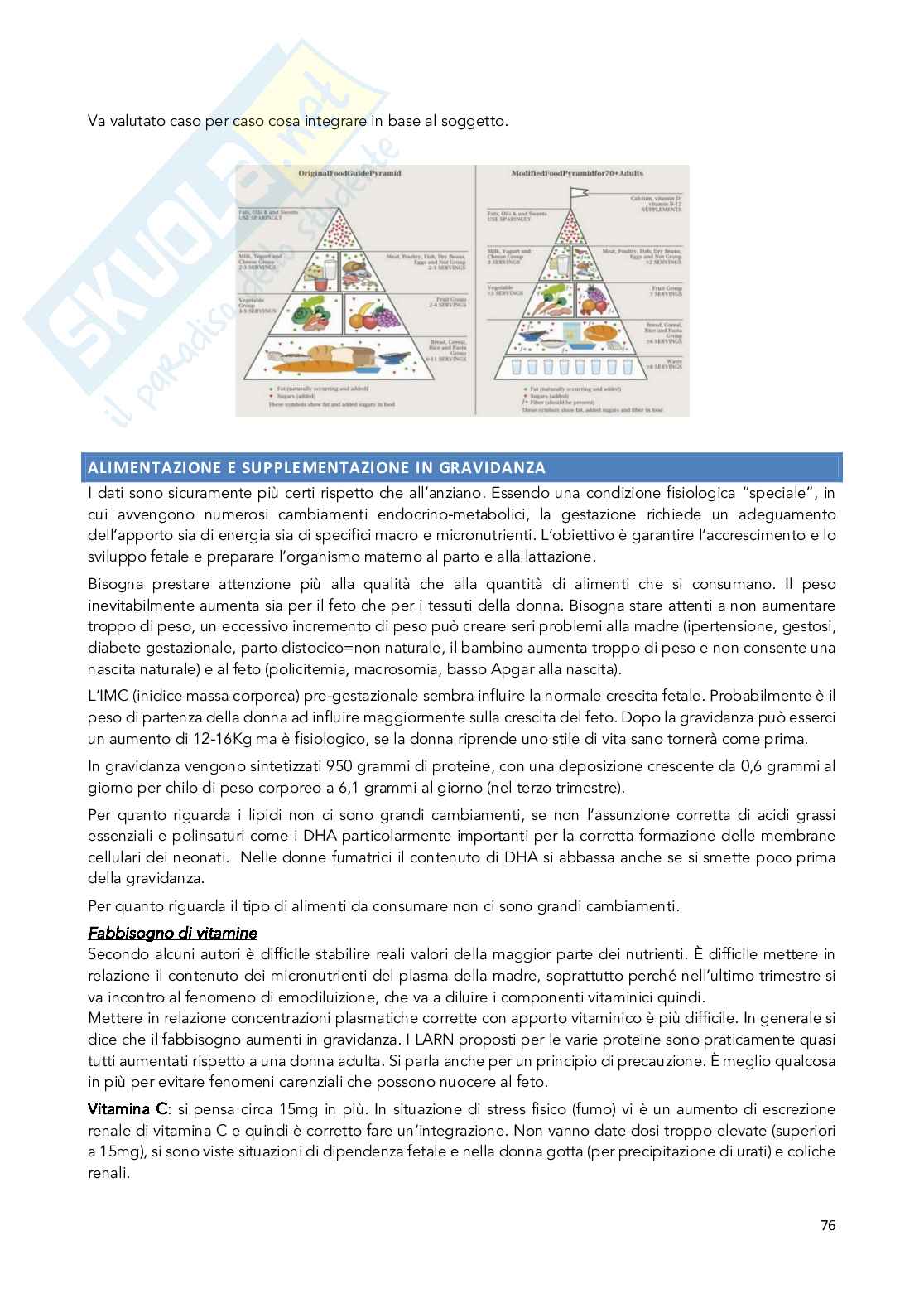 Appunti Chimica degli integratori nutrizionali e salutistici  Pag. 76