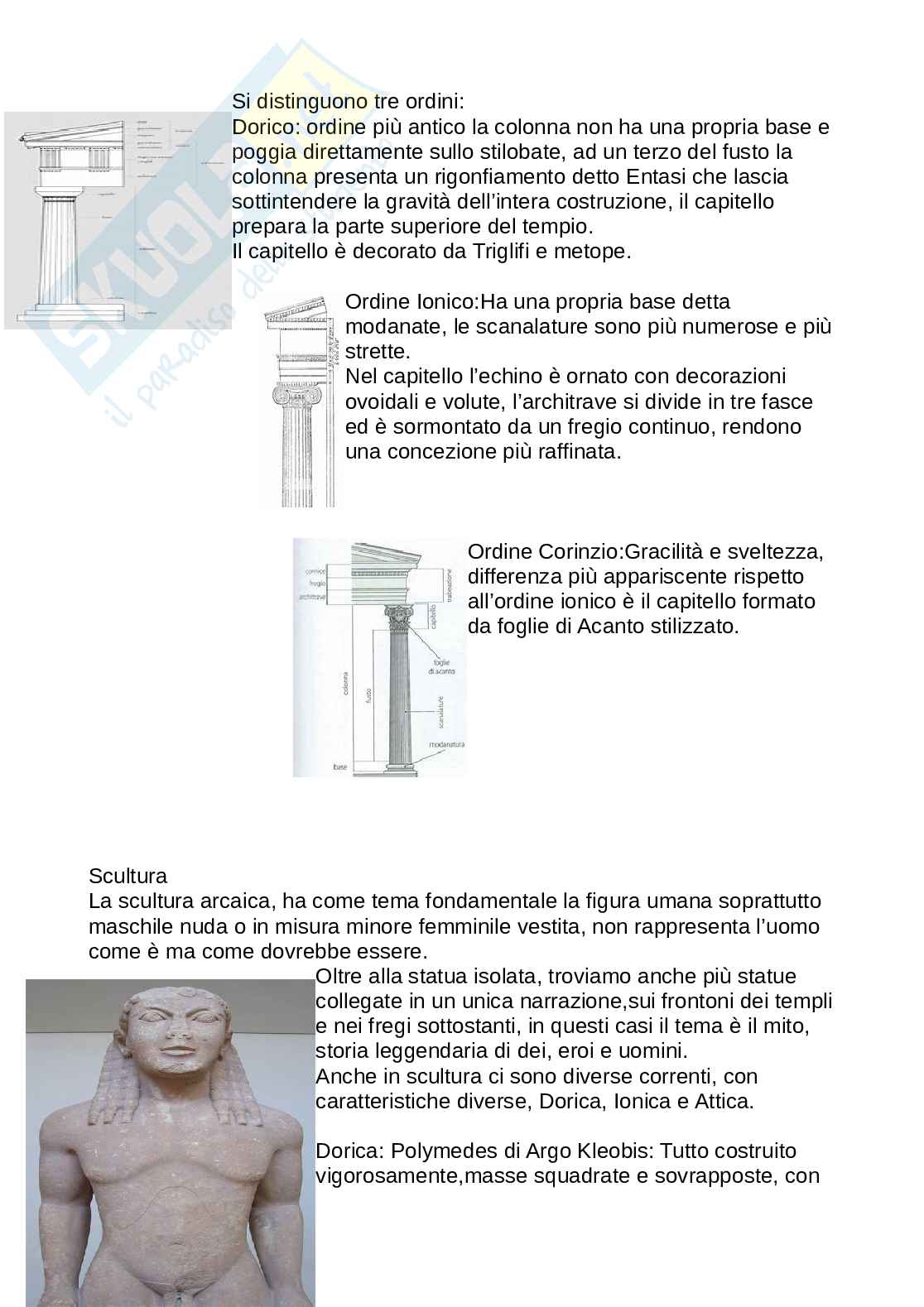 Storia dell'arte greca Pag. 2