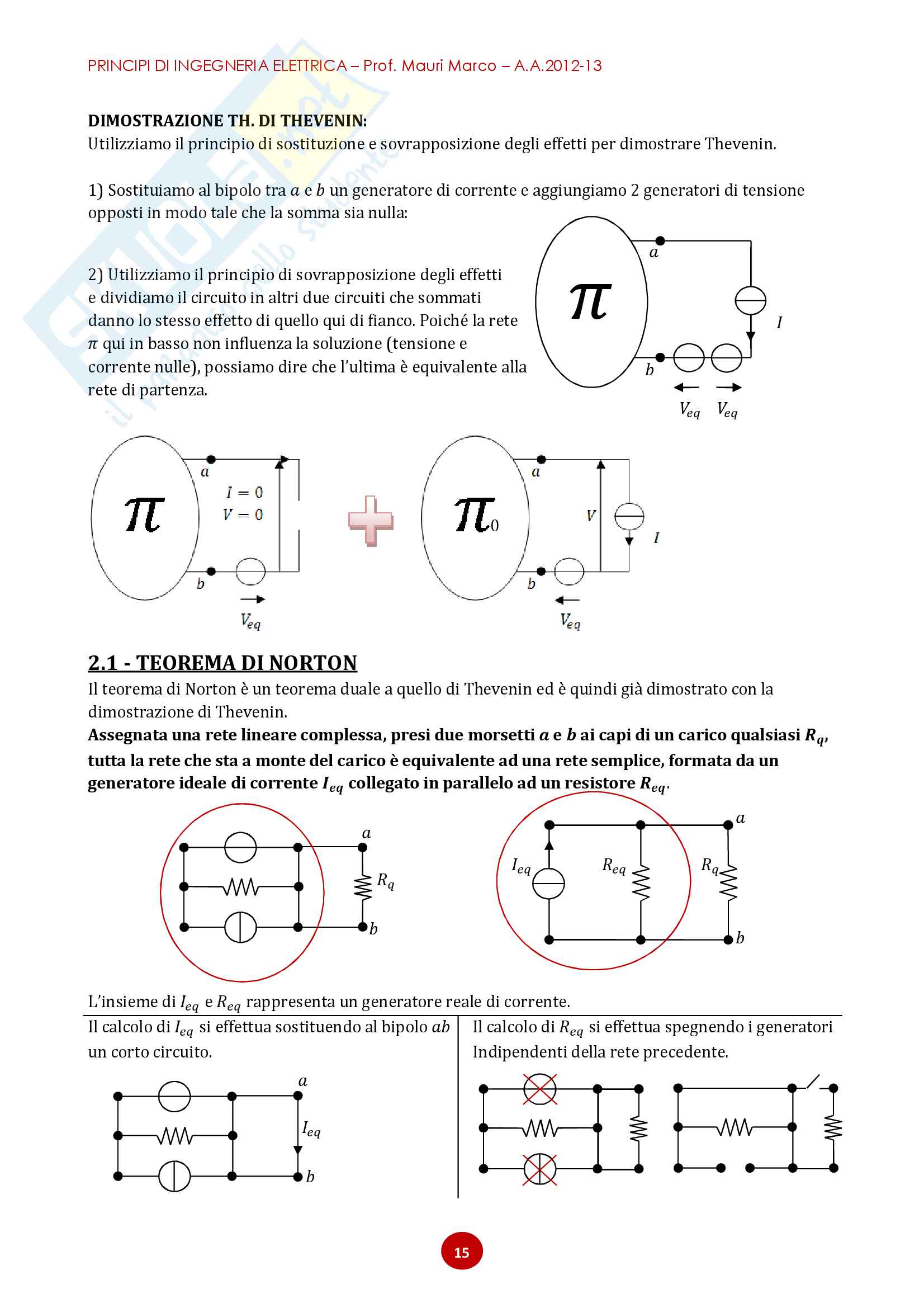 Appunti di Principi di ingegneria elettrica Pag. 16