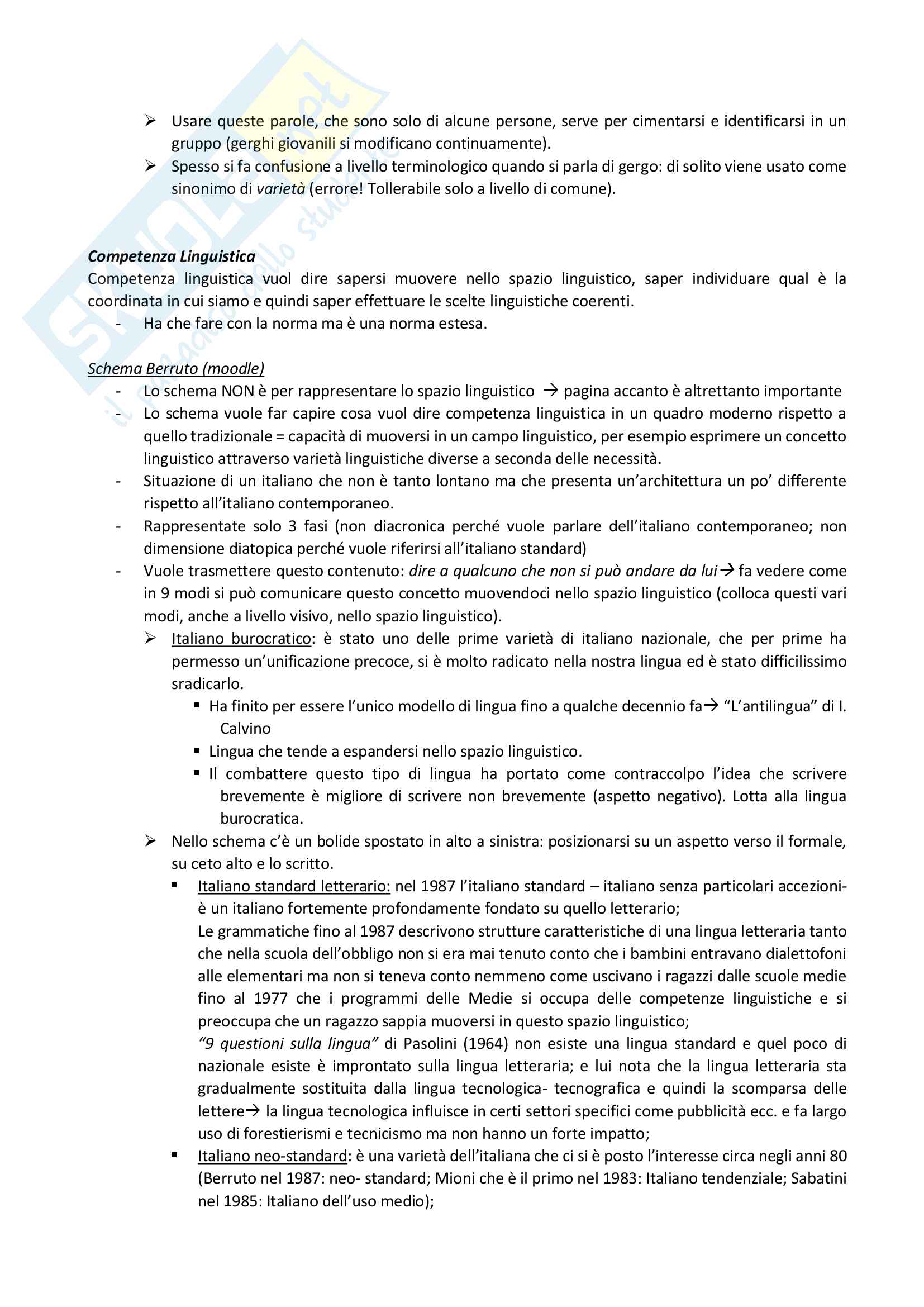 Appunti Grammatica Italianan corso del Prof. Biffi Pag. 6