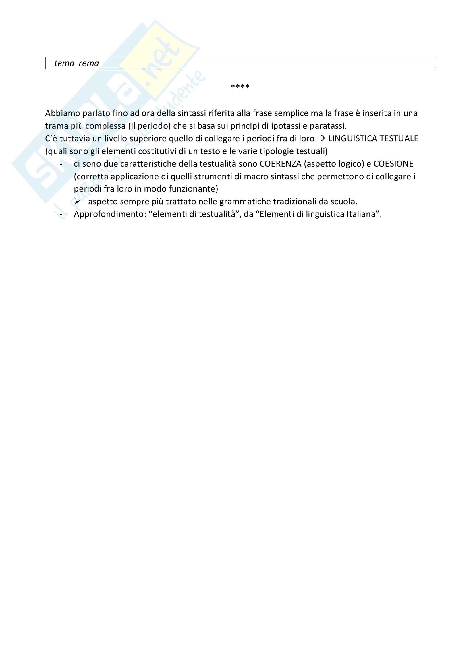 Appunti Grammatica Italianan corso del Prof. Biffi Pag. 76