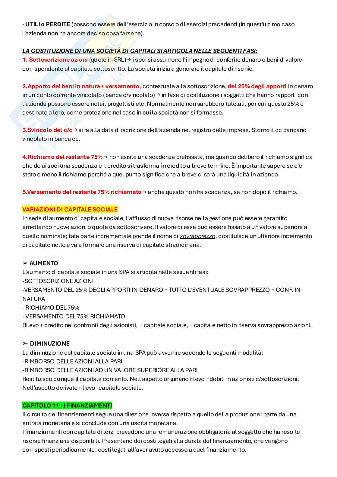 Appunti Contabilità e bilancio Pag. 11