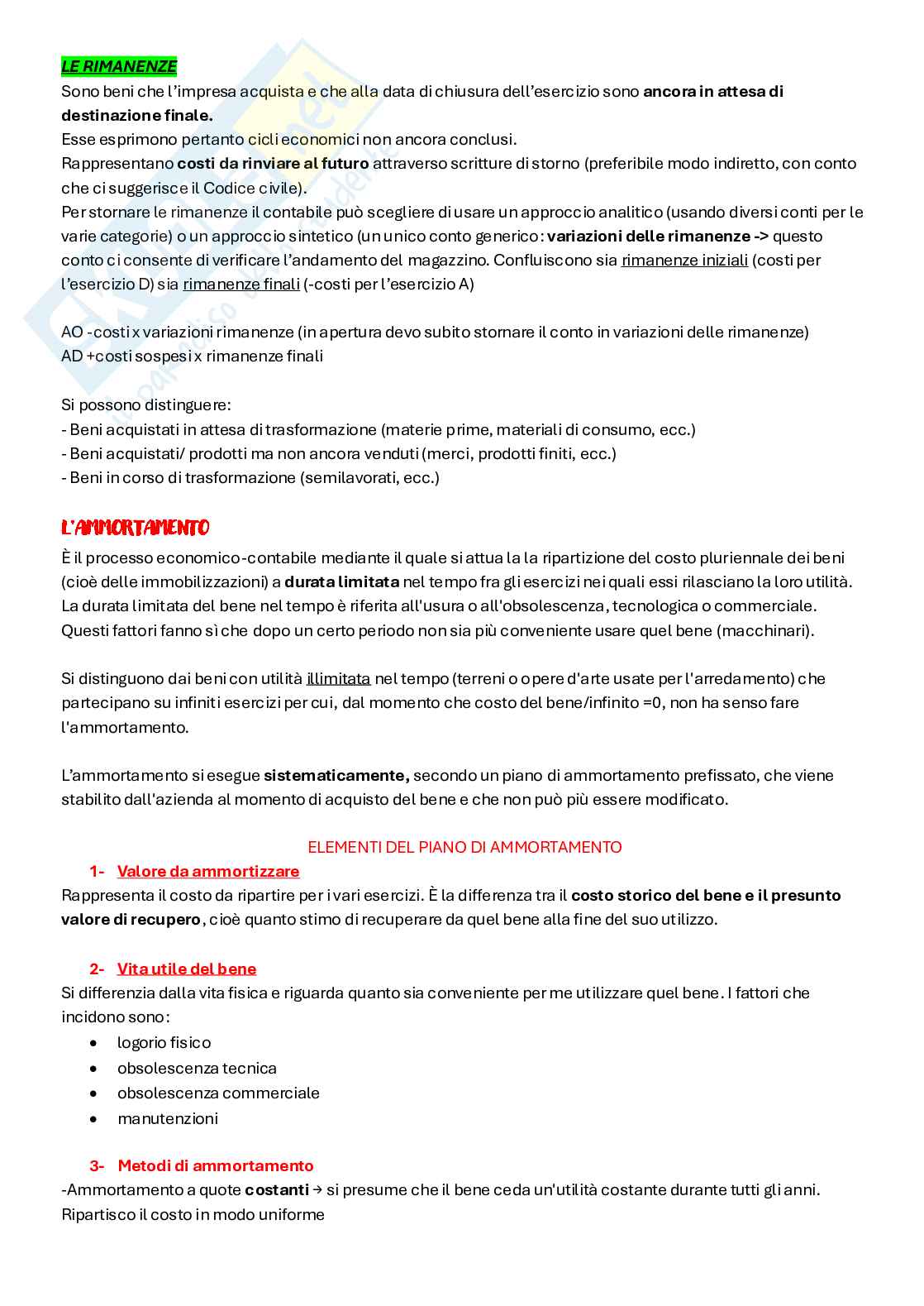 Appunti Contabilità e bilancio Pag. 21