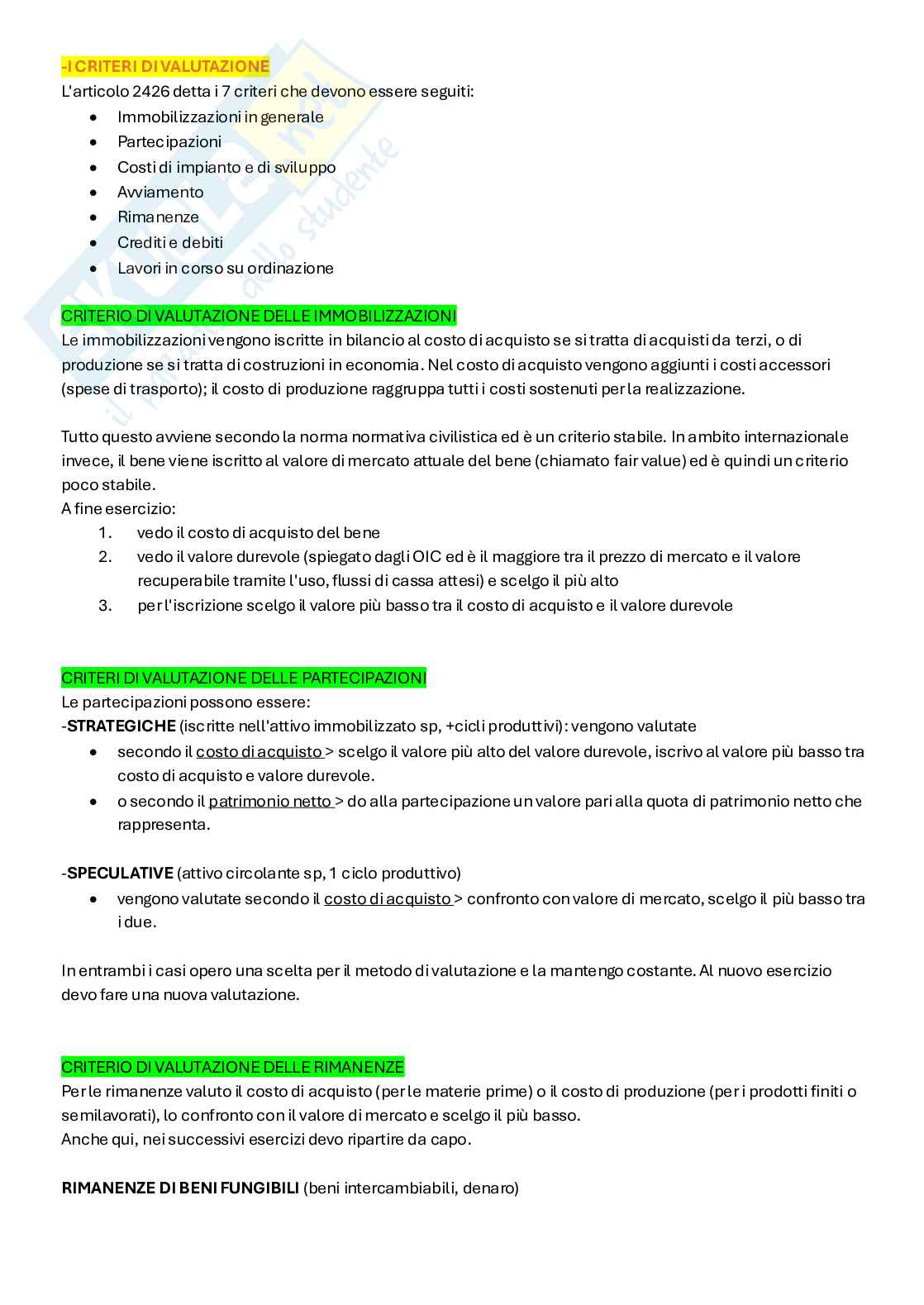 Appunti Contabilità e bilancio Pag. 26