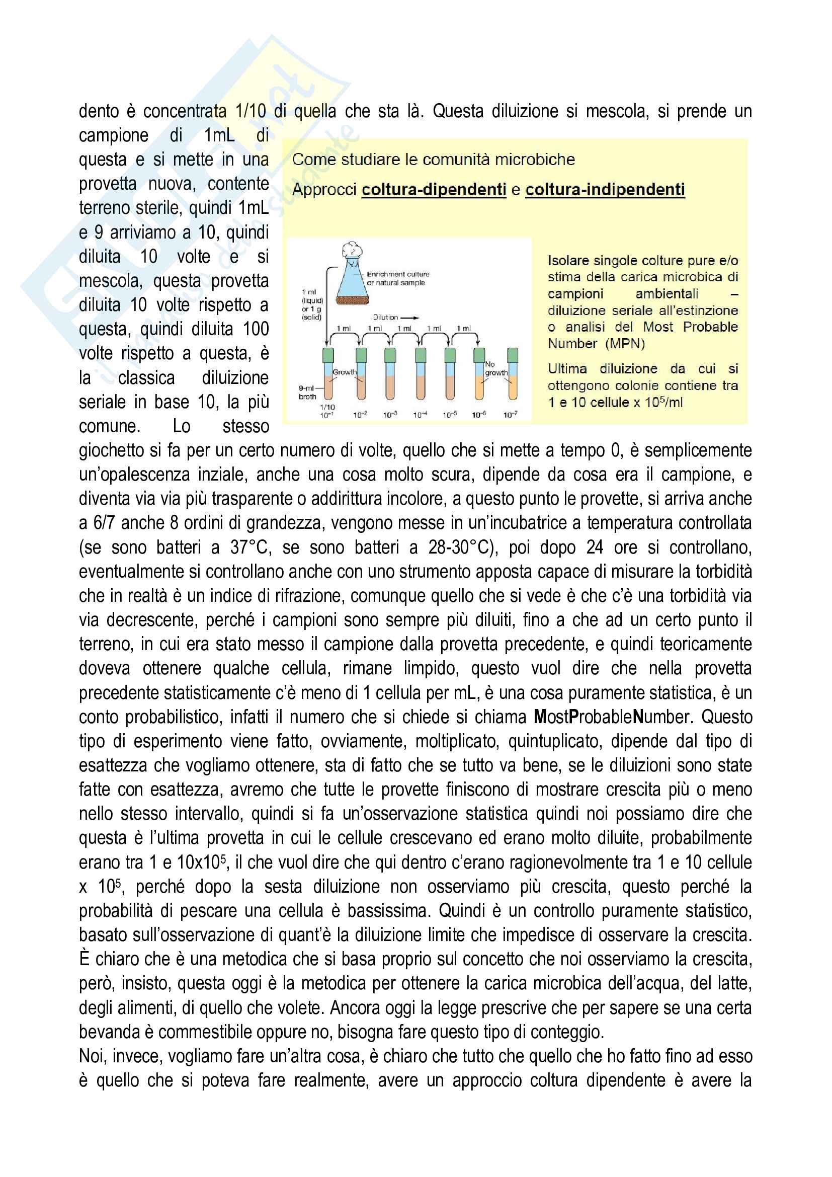 Appunti Biotecnologie microbiche industriali e ambientali - Modulo 1 Pag. 2