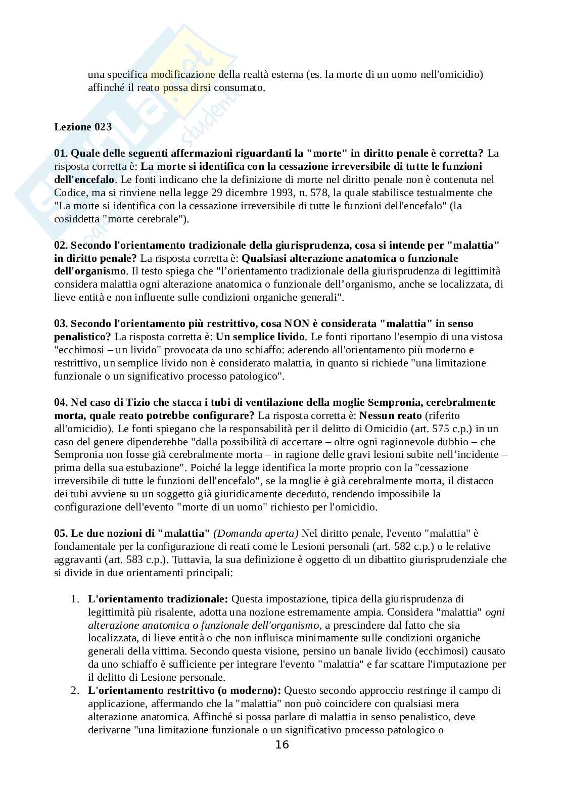 Paniere Diritto penale Pag. 16