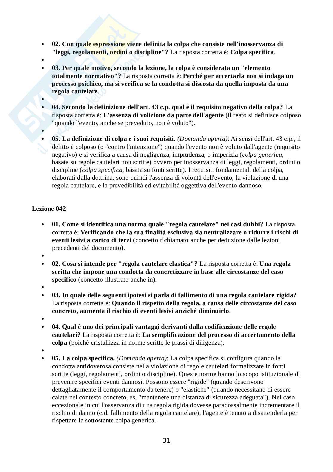 Paniere Diritto penale Pag. 31