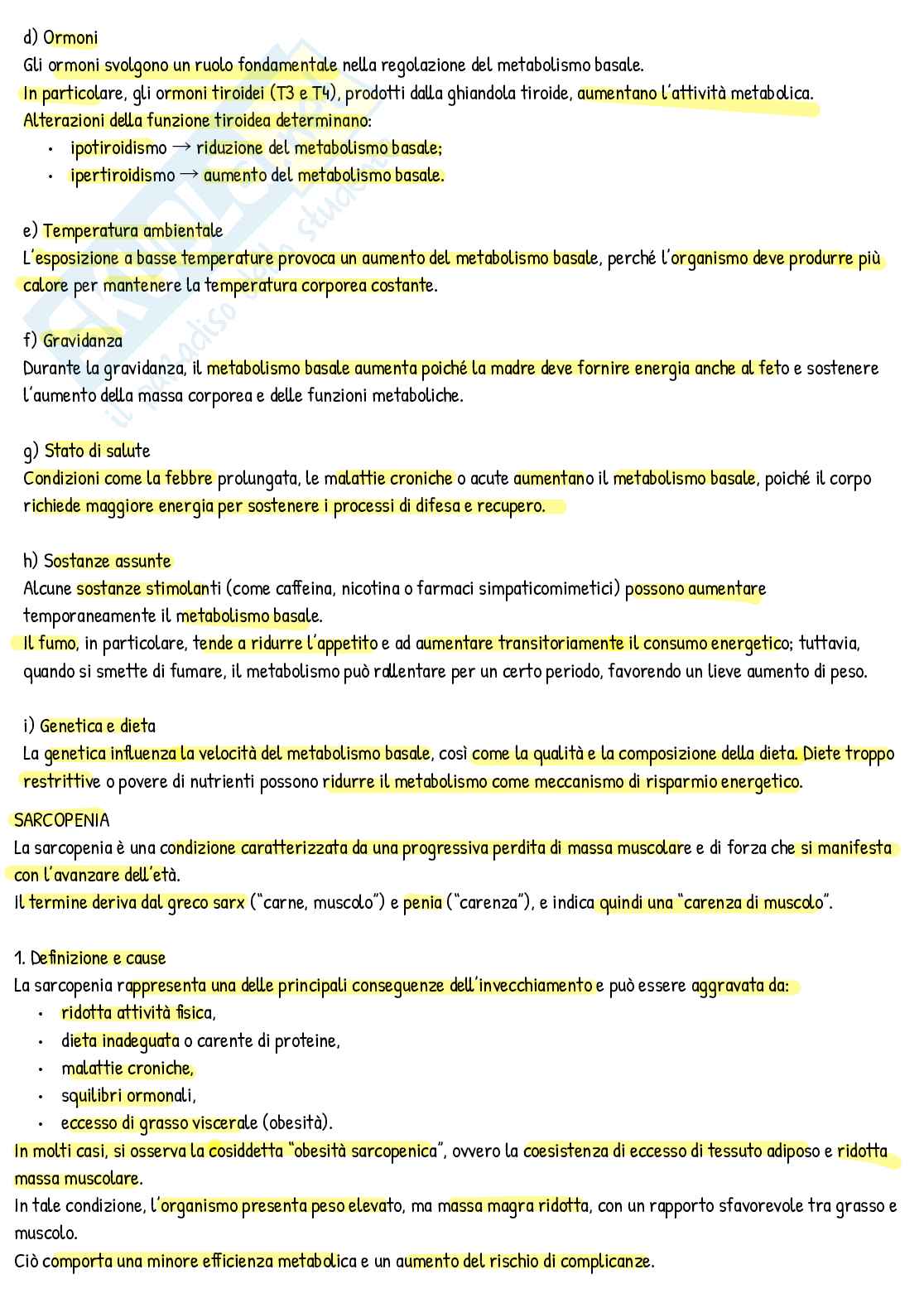 Appunti di Nutrizione umana 2 Pag. 2