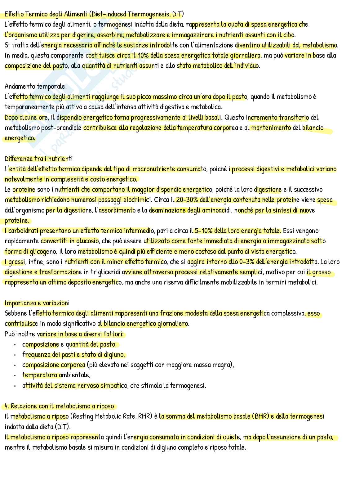 Appunti di Nutrizione umana 2 Pag. 6