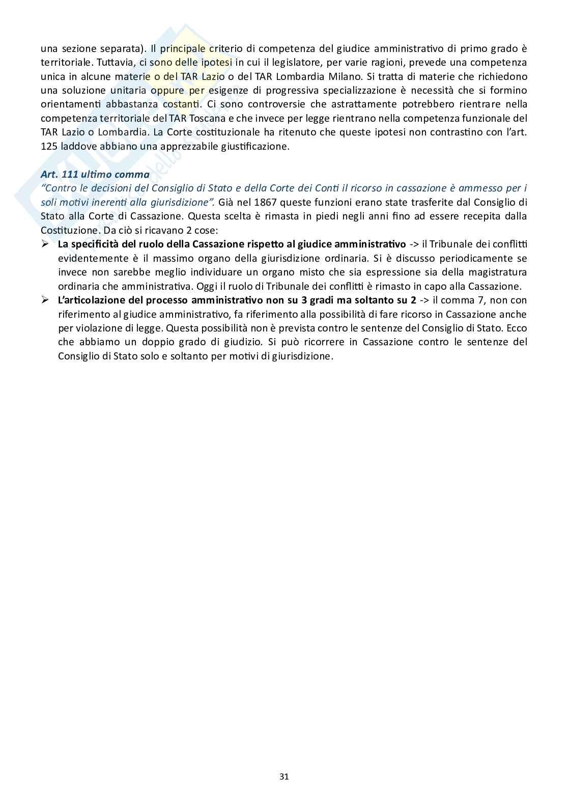 Diritto processuale amministrativo (tutte le lezioni)  Pag. 31