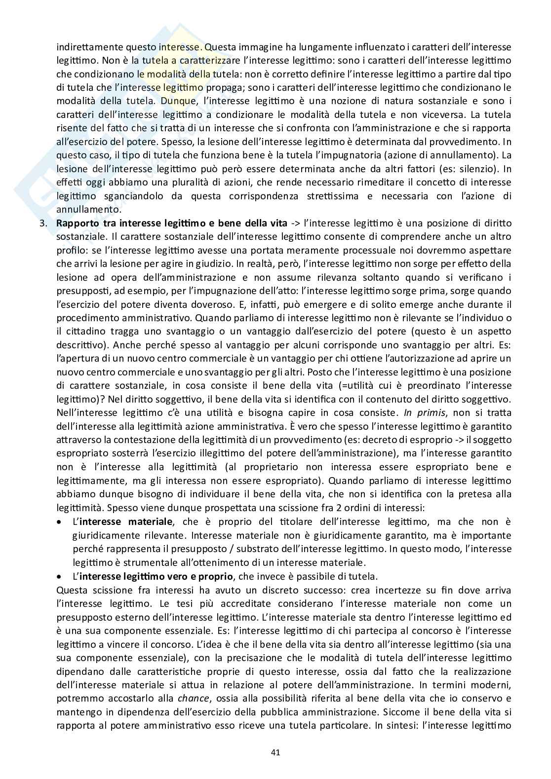 Diritto processuale amministrativo (tutte le lezioni)  Pag. 41