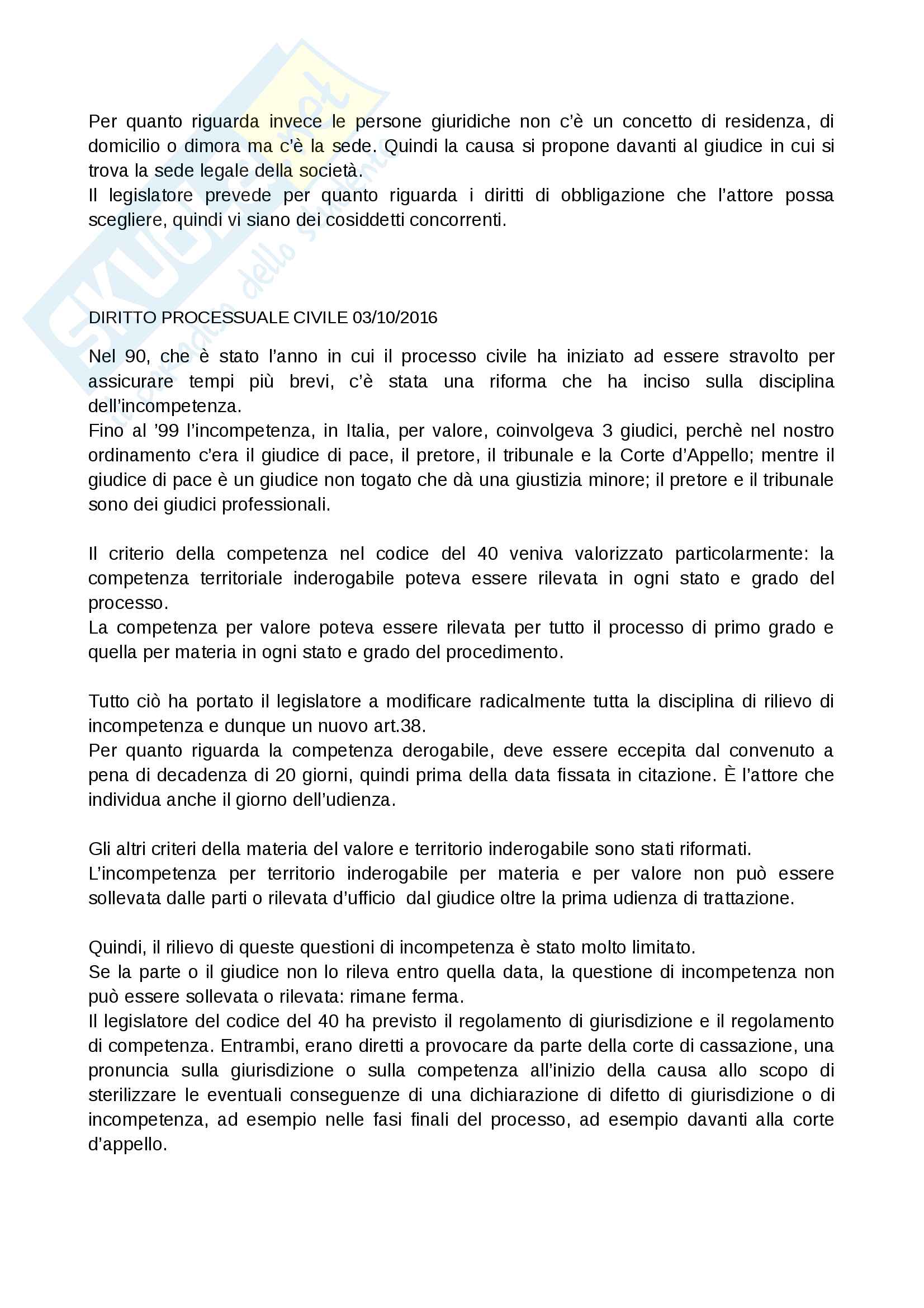 Diritto processuale civile Pag. 11