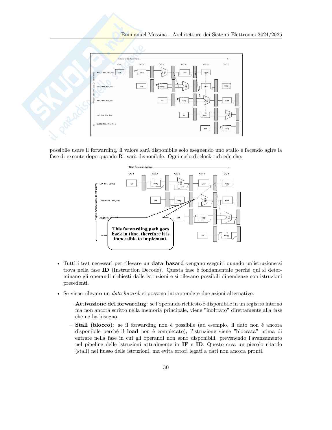 Architetture dei sistemi di elaborazione - Appunti completi (MIPS, ARM Cortex-M3, Pipeline, Cache)  Pag. 31
