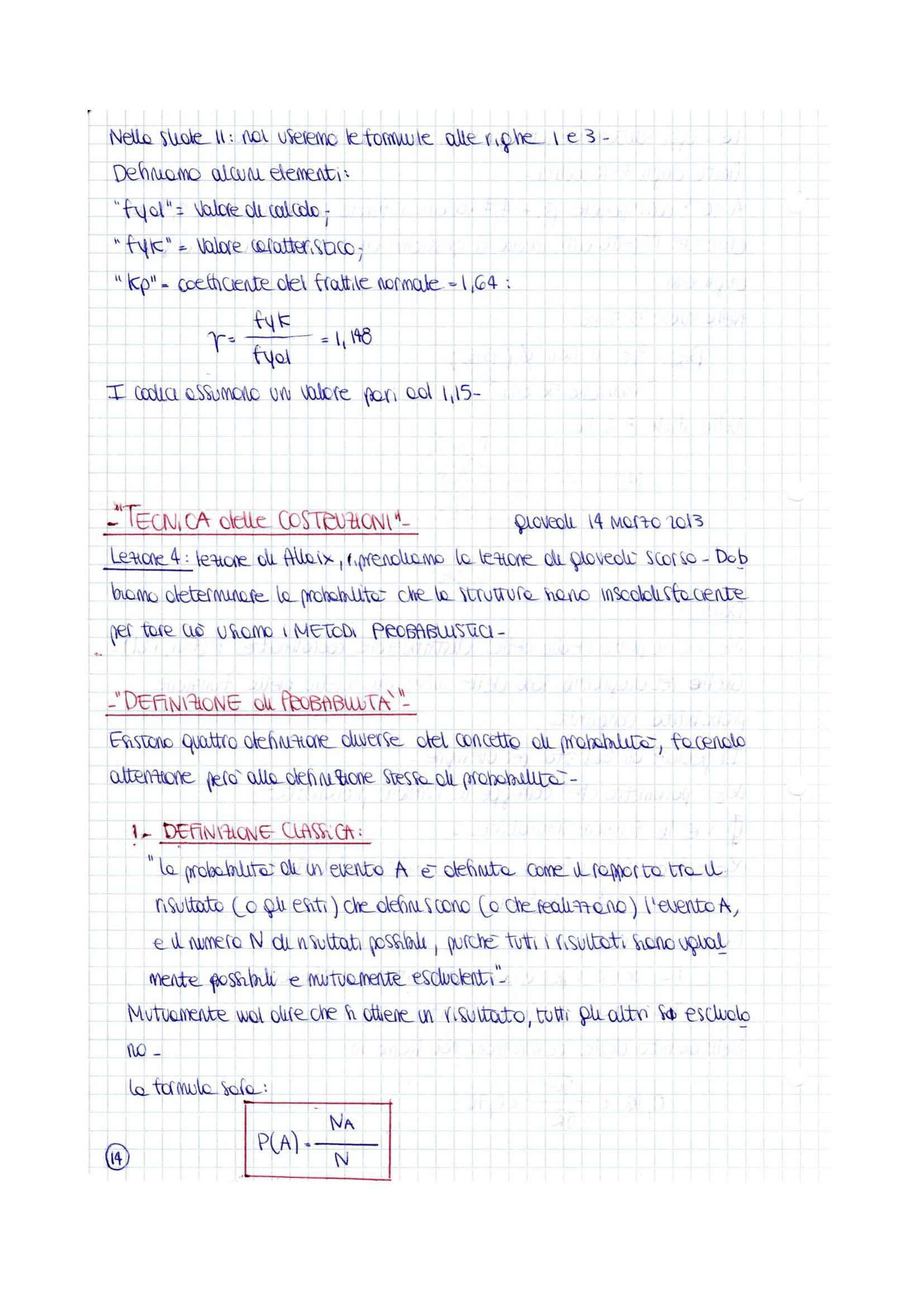 Tecnica delle costruzioni - esercitazione 3 Pag. 2