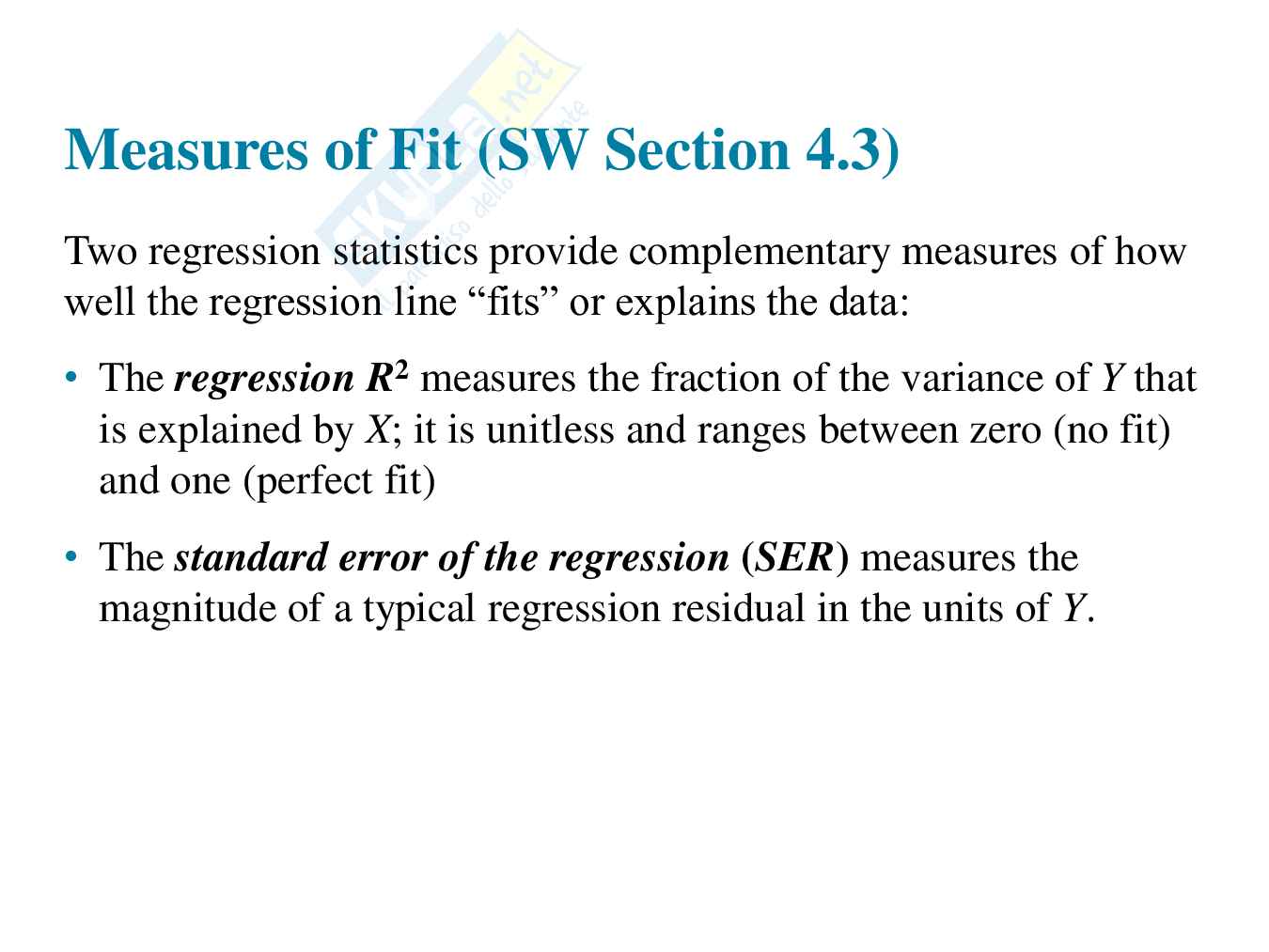Documento 1 - Linear regression with one regressor Pag. 16