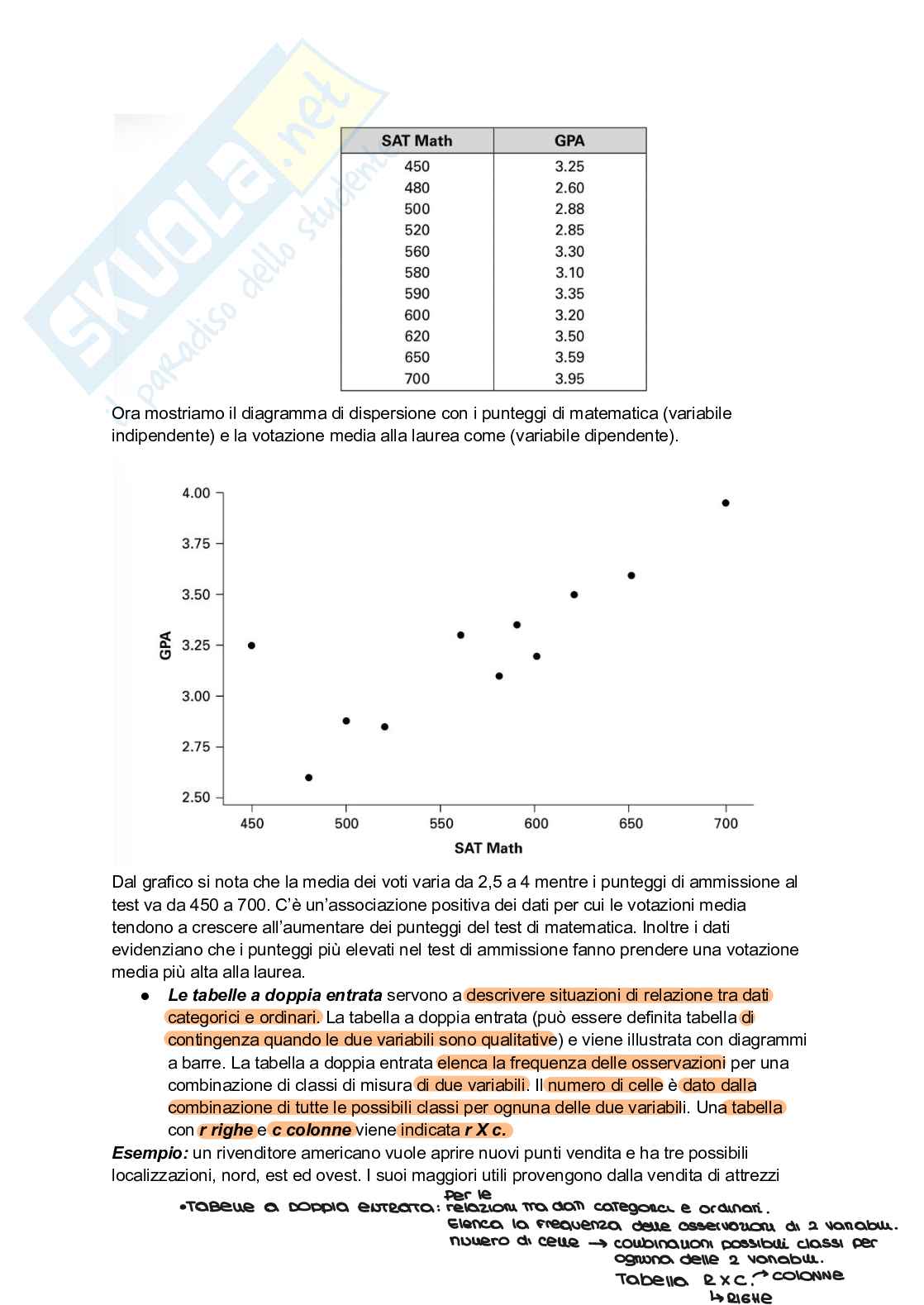 Appunti di Statistica  Pag. 11