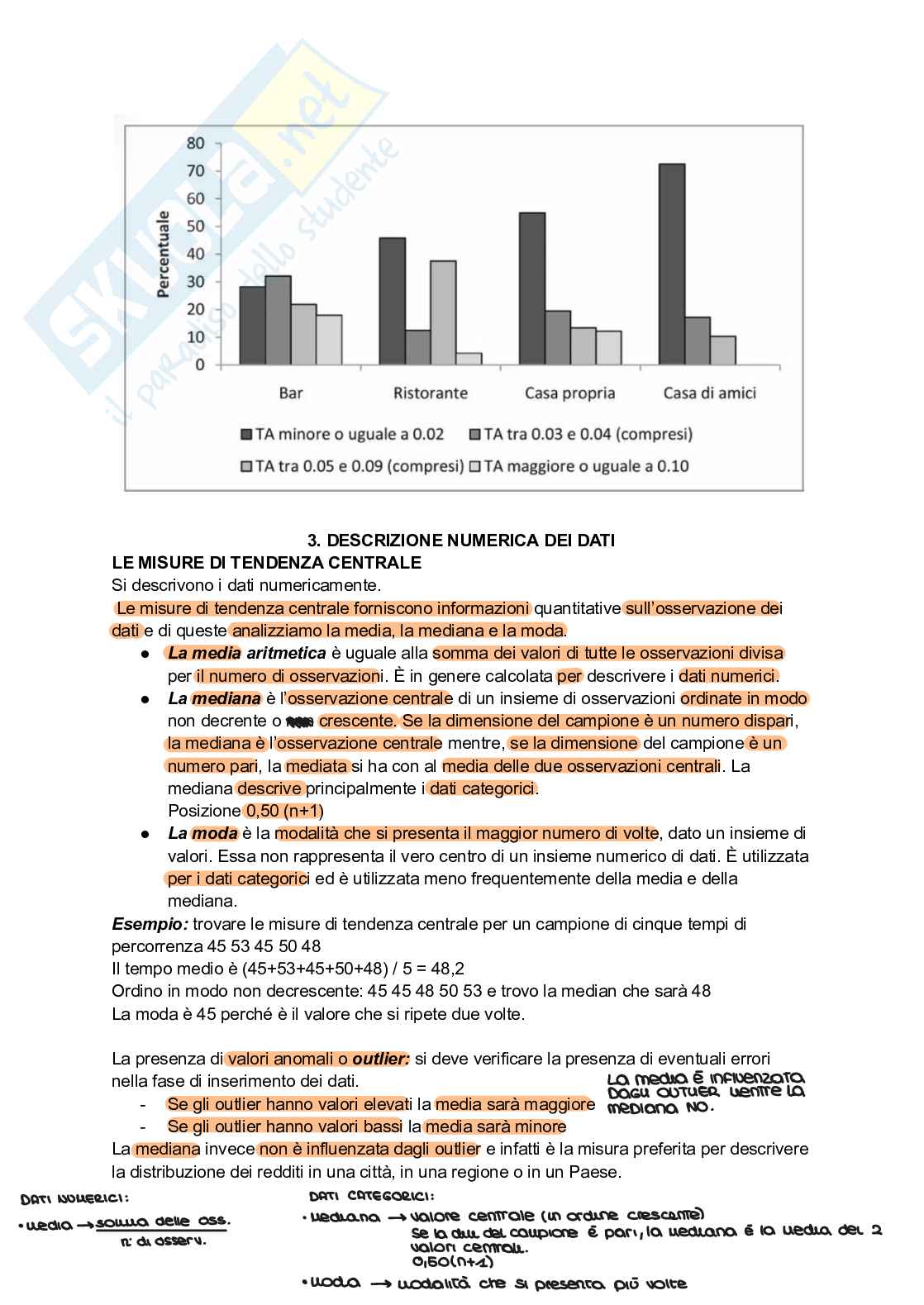 Appunti di Statistica  Pag. 16