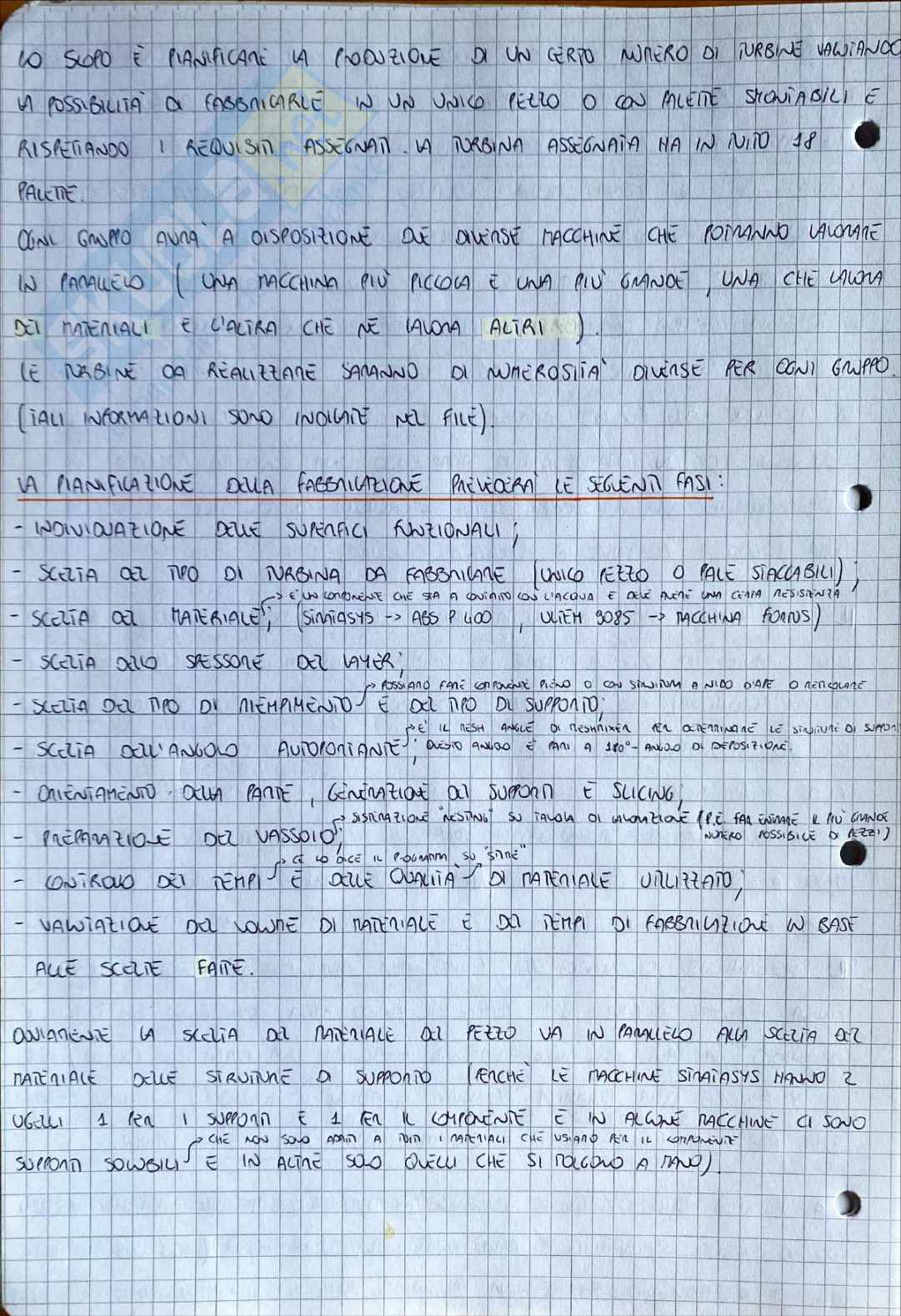 Appunti Tecnologie di Additive Manufacturing (parte 3 di 4) Pag. 26